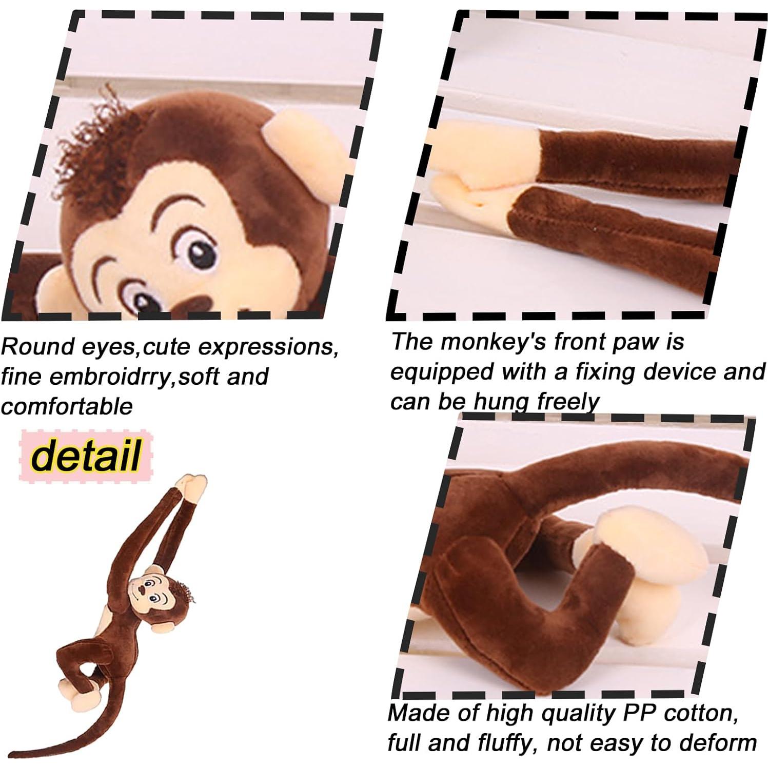 Mono Colgante de Peluche XiRiDa 70 cm para Niños y Decoración