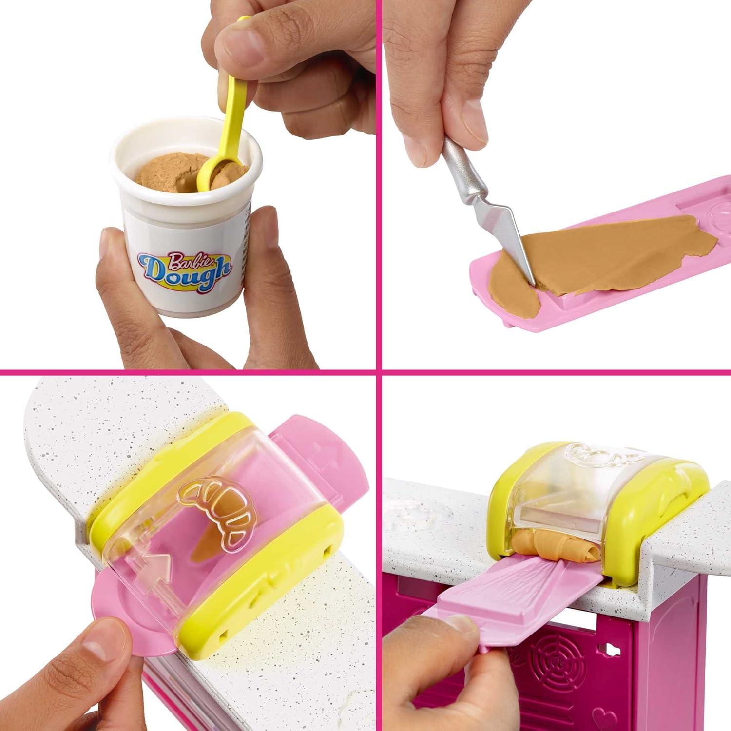 Set de Juego Barbie Cafetería Malibu con Muñeca y 18 Accesorios