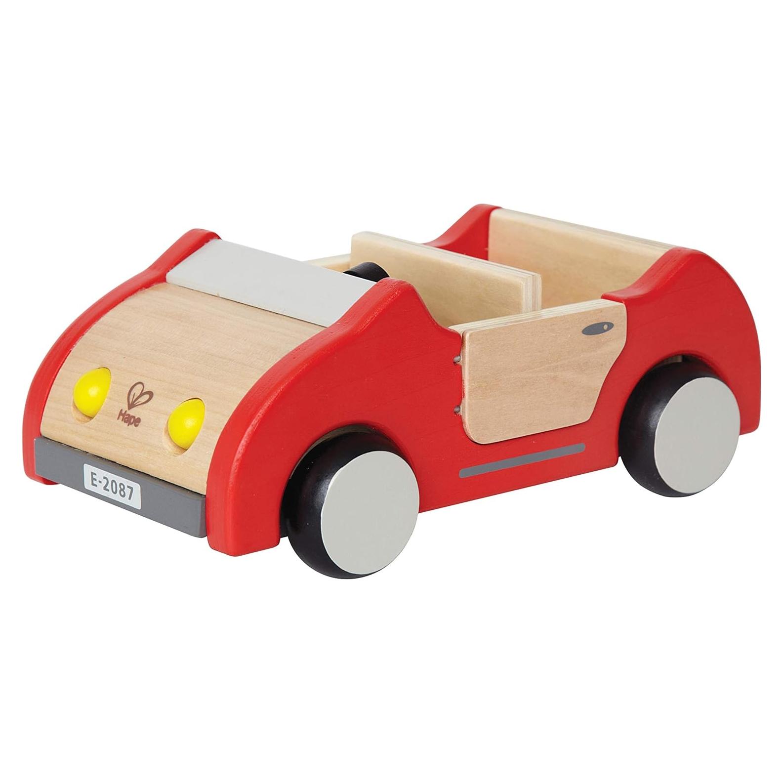 Coche Familiar de Juguete Hape de Madera 22.5x12.7cm