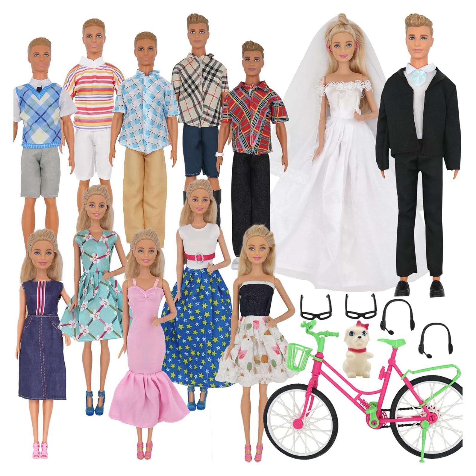 33 Piezas Ropa y Accesorios para Muñecas 30 cm ZTWEDEN