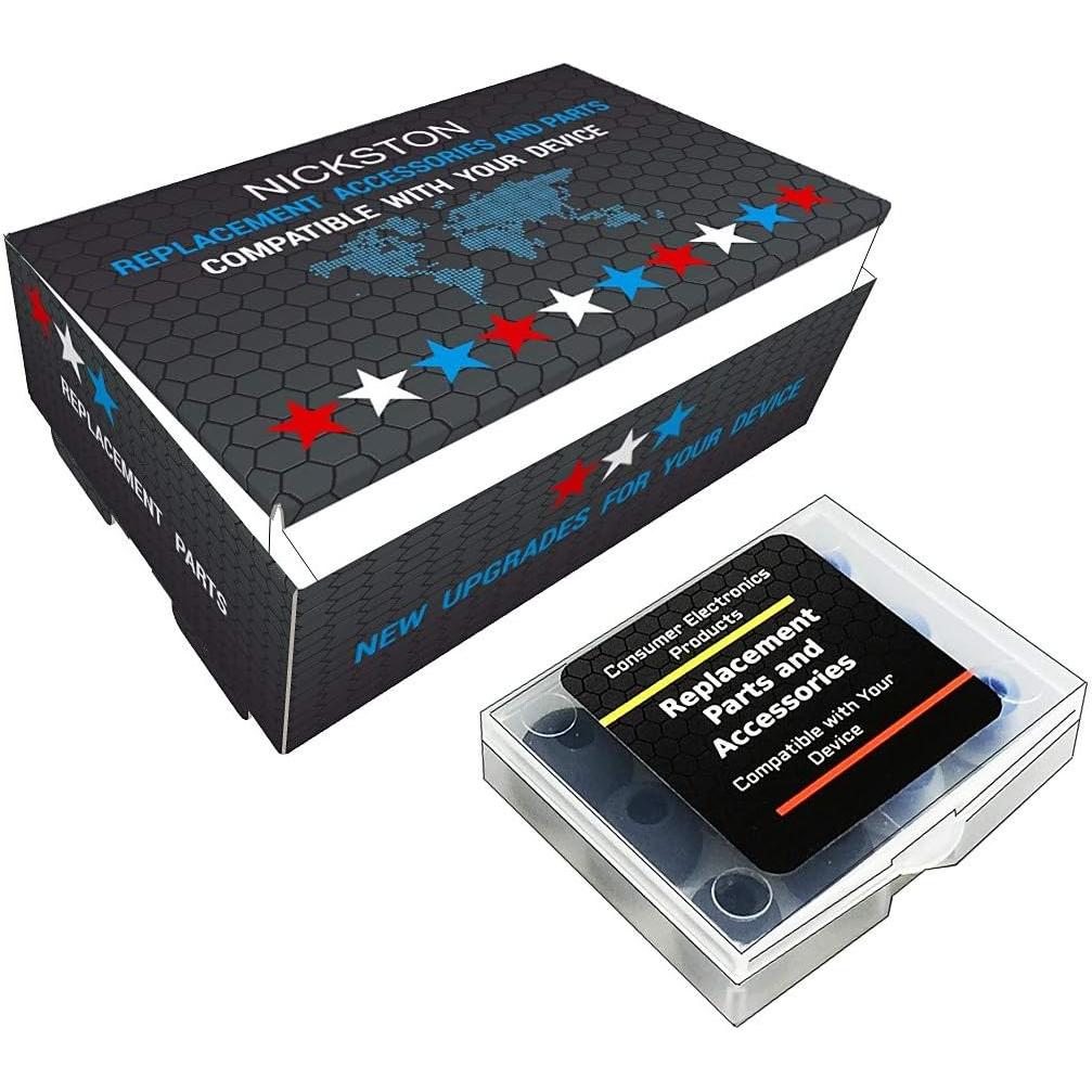 16 Puntas de Repuesto Redondas NICKSTON para Auriculares In-Ear