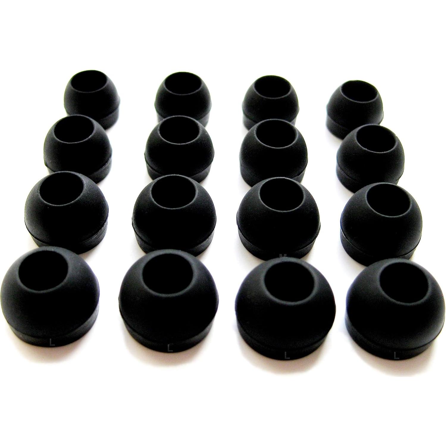 16 Puntas de Repuesto Redondas NICKSTON para Auriculares In-Ear