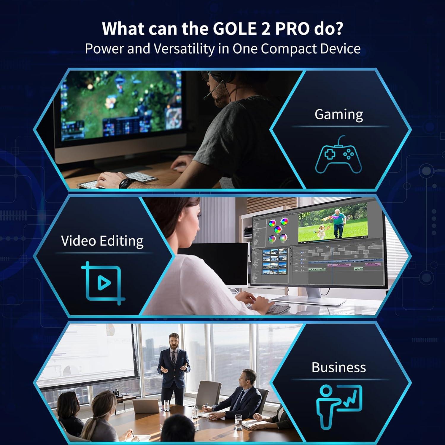 Mini PC HIGOLE GOLE 2 Pro N5095 8GB 256GB Win 11