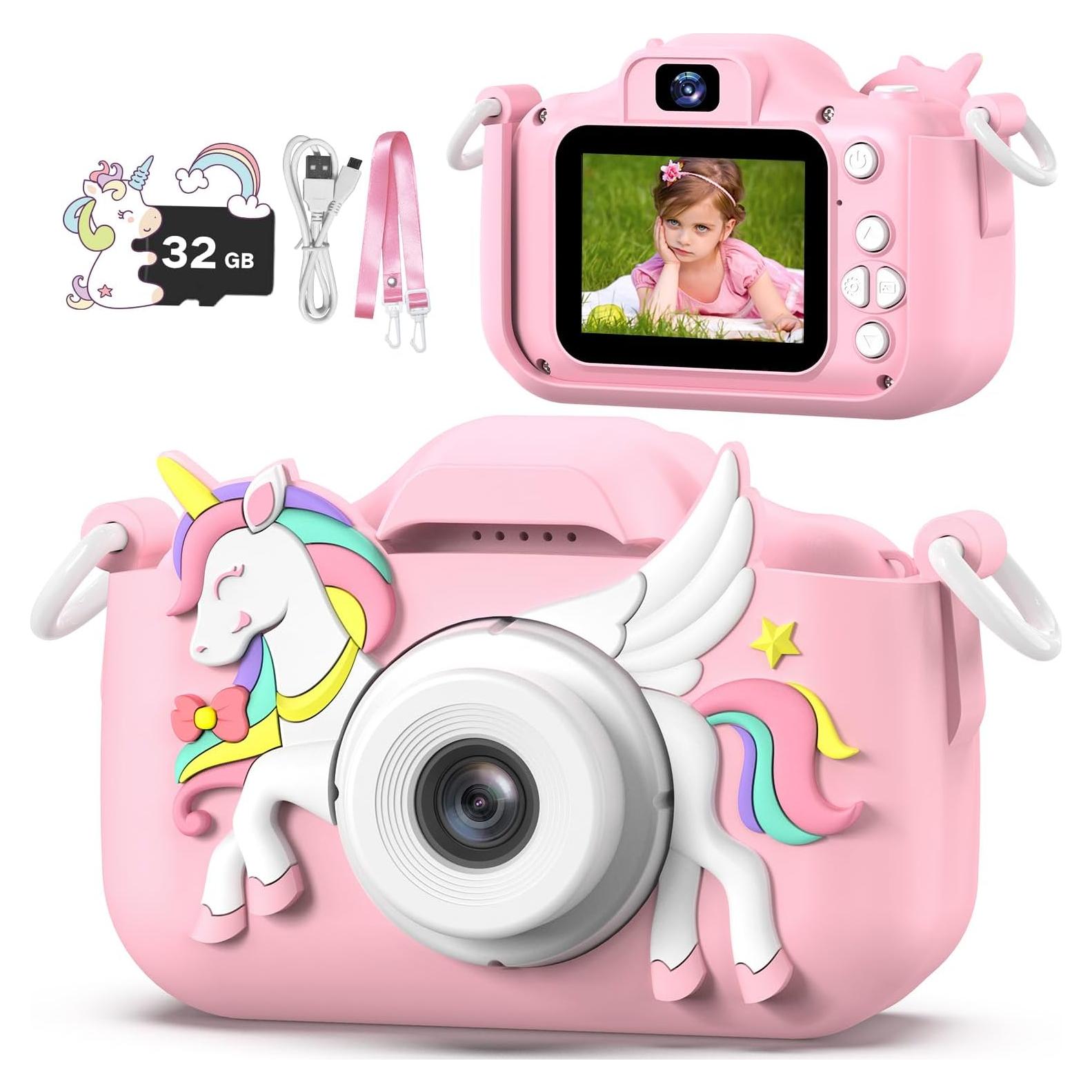Cámara Digital Infantil Masterbee H12 Rosa 1080P 32GB
