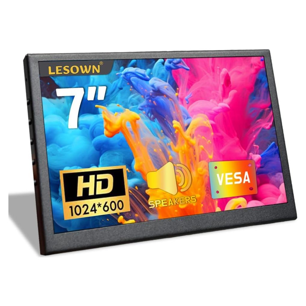 Monitor LCD 7" LESOWN LP70C HDMI Portátil con Altavoces