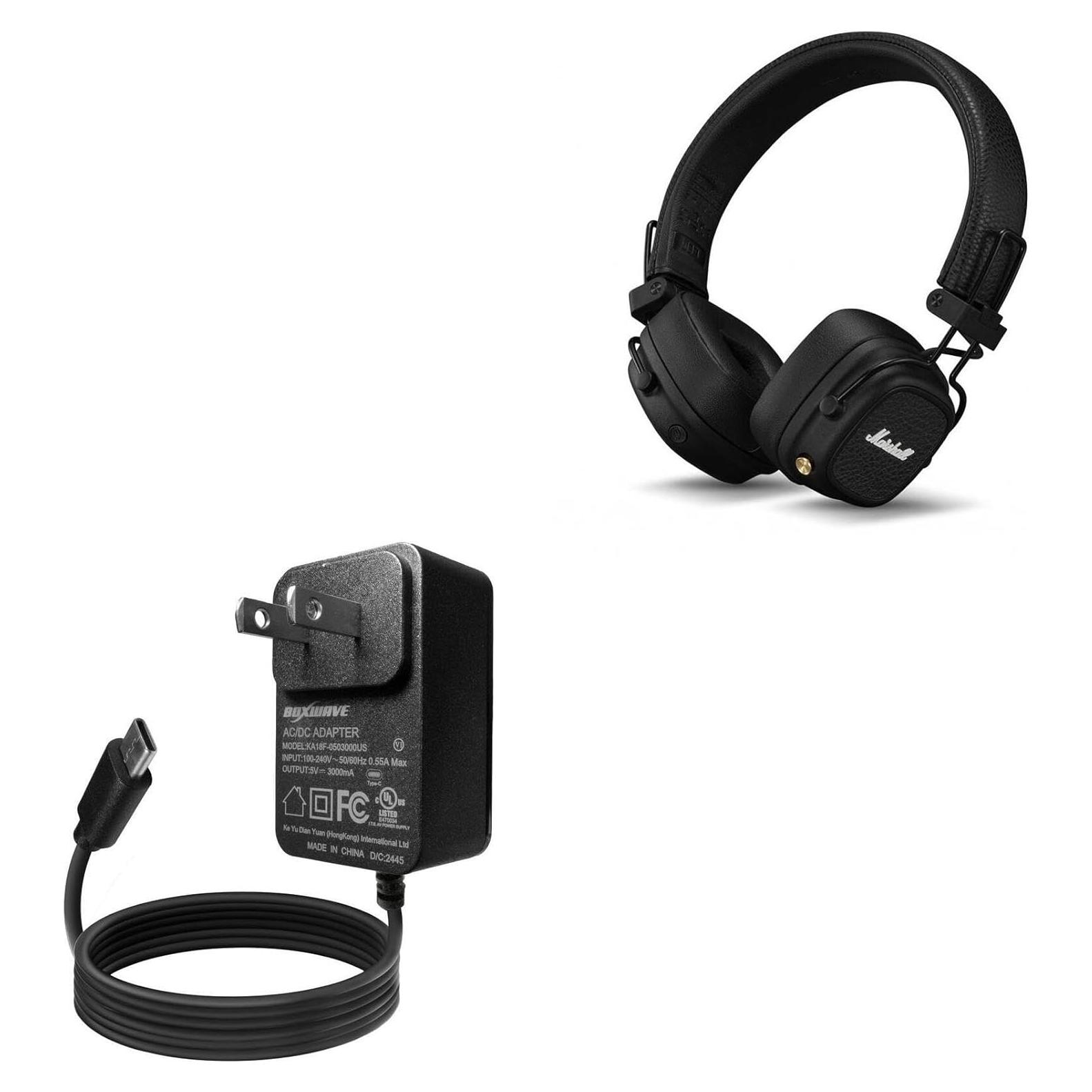 Cargador BoxWave 15W para Auriculares Bluetooth Marshall Major V