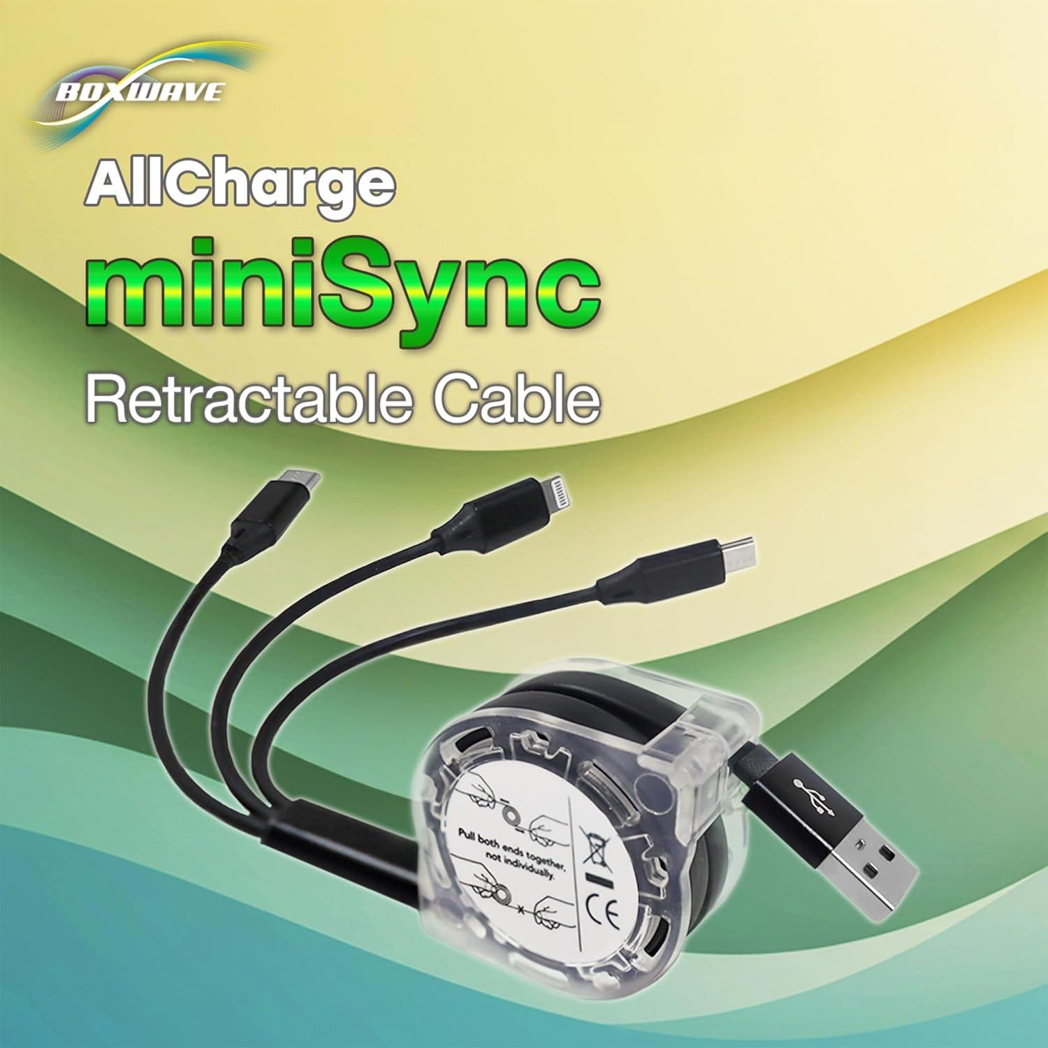 Cable Retráctil BoxWave Compatible con Edifier WH500 - USB
