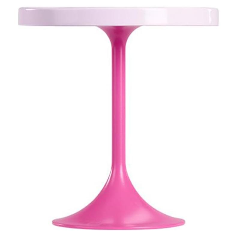Mesa Redonda Rosa de Reemplazo para Casa de Muñecas Barbie HMX10