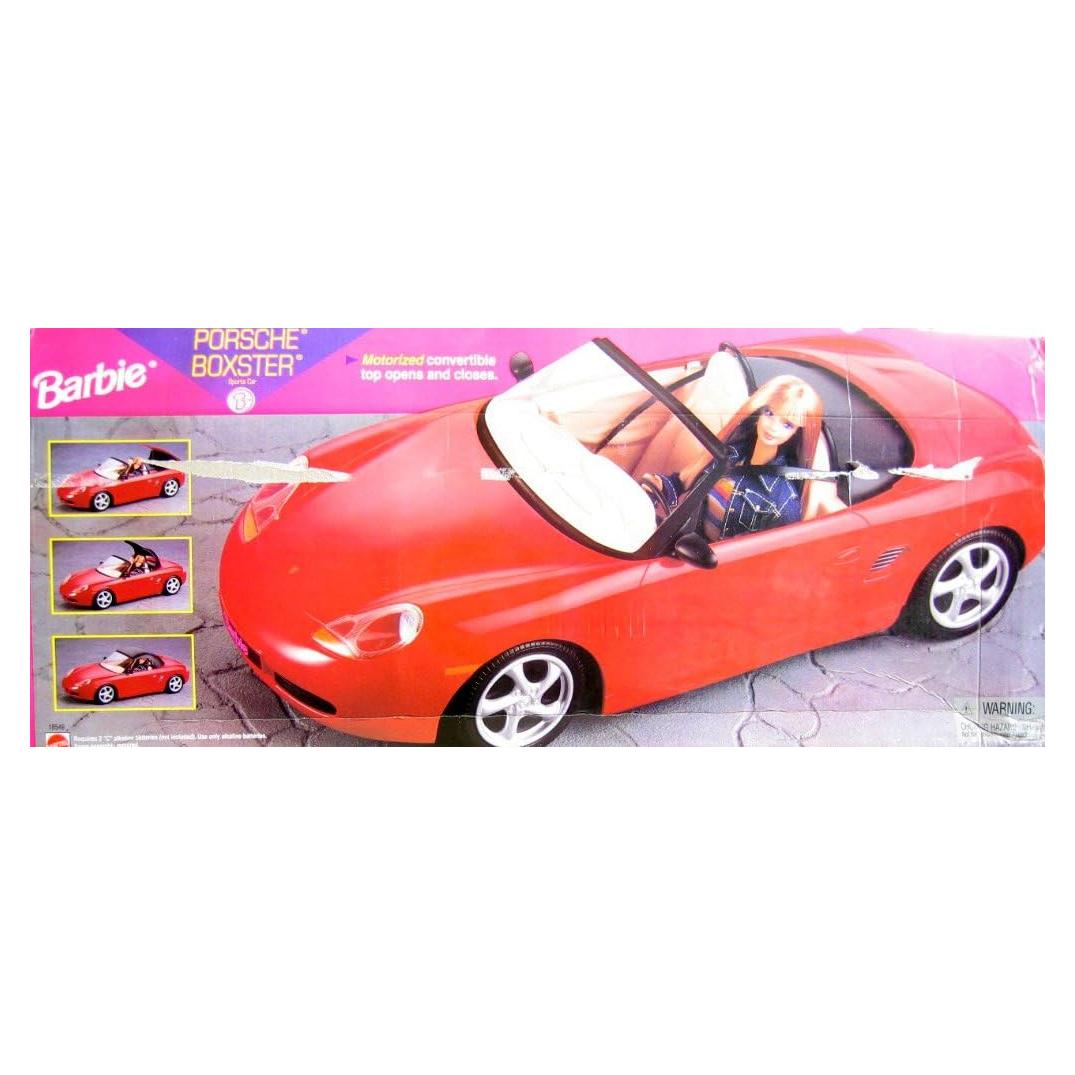 Coche Deportivo Barbie Porsche Boxster 1998 Techo Convertible