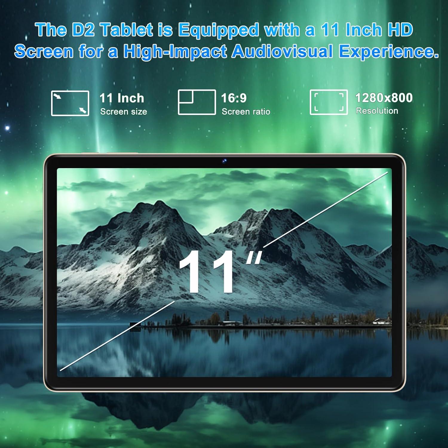 Tablet DMOAO D2 11" Android 14 128GB Octa-Core 8000mAh