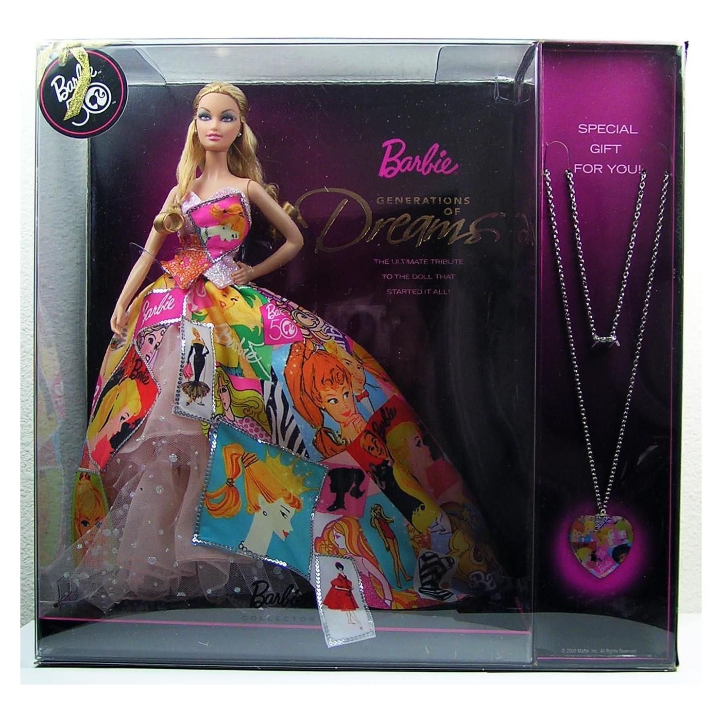 Muñeca Barbie 50 Aniversario Generación de Sueños Mattel