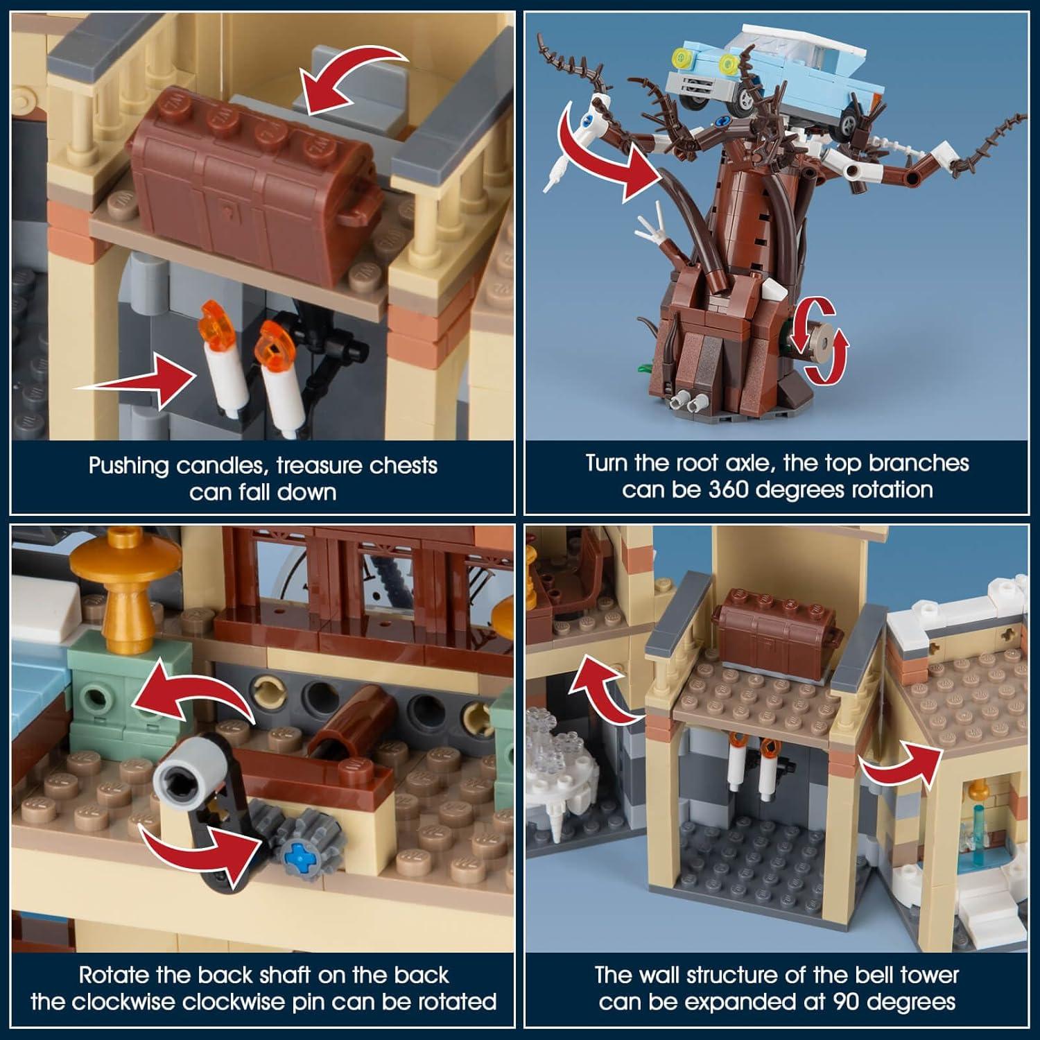 Juego de Construcción Torre del Reloj Vziimo 1305 Piezas