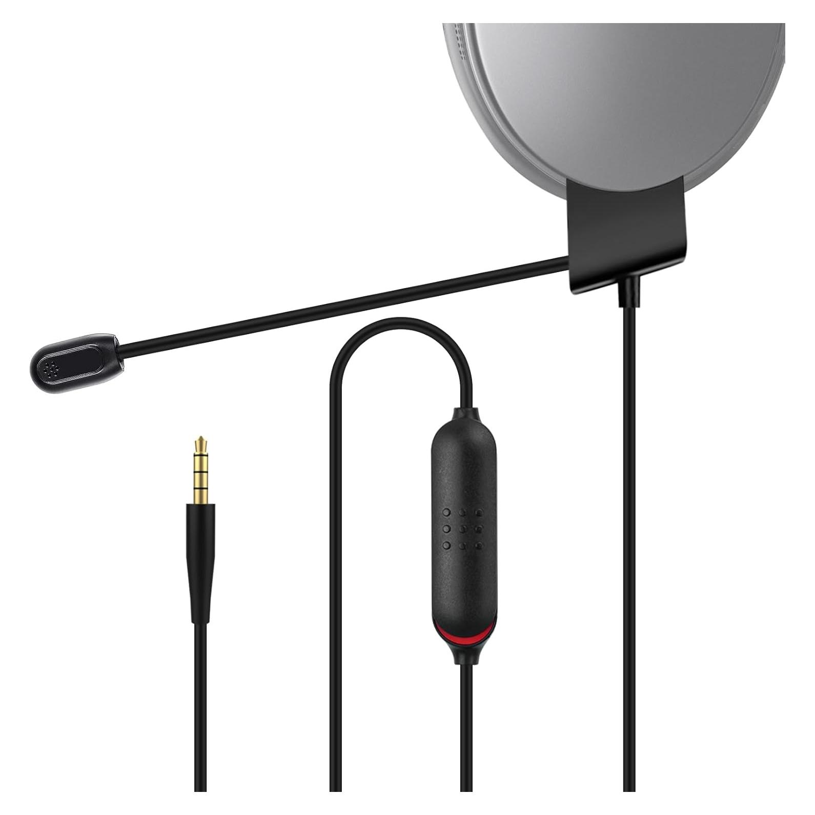 Micrófono Boom Gneinour QC45 para Auriculares Bose QC45 1.2m