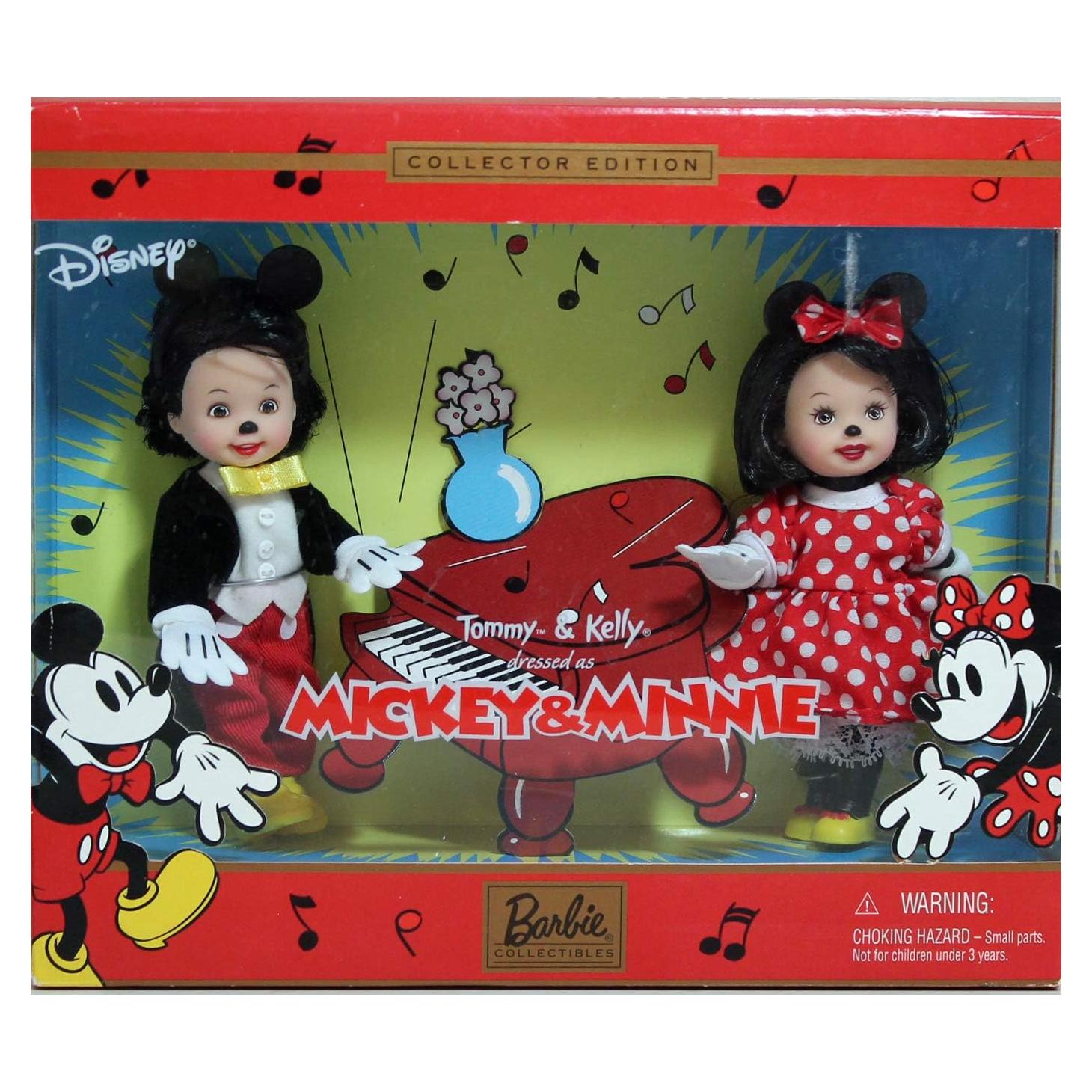 Barbie Vestidos Mickey & Minnie Tommy y Kelly 2002
