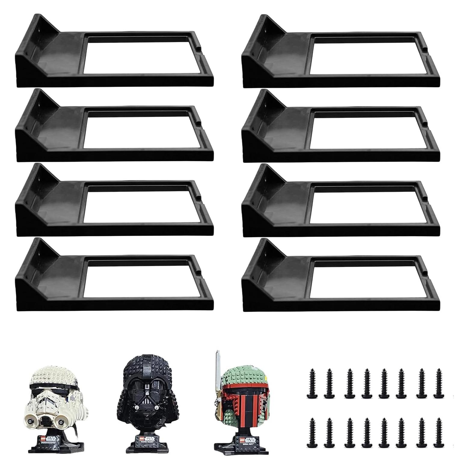 Estante exhibición Lego Star Wars 8 piezas montaje pared