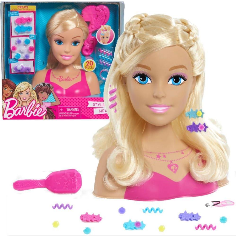Cabeza de Estilo Barbie Rubia - Set de Peinados 0.45 kg