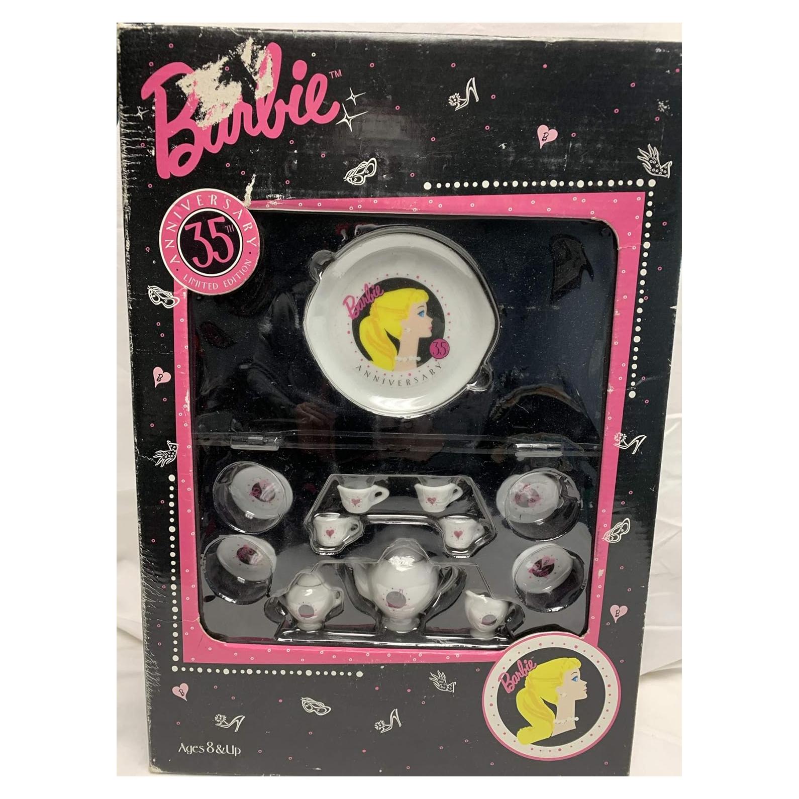 Juego de té miniatura Barbie 35 Aniversario - Edición Limitada