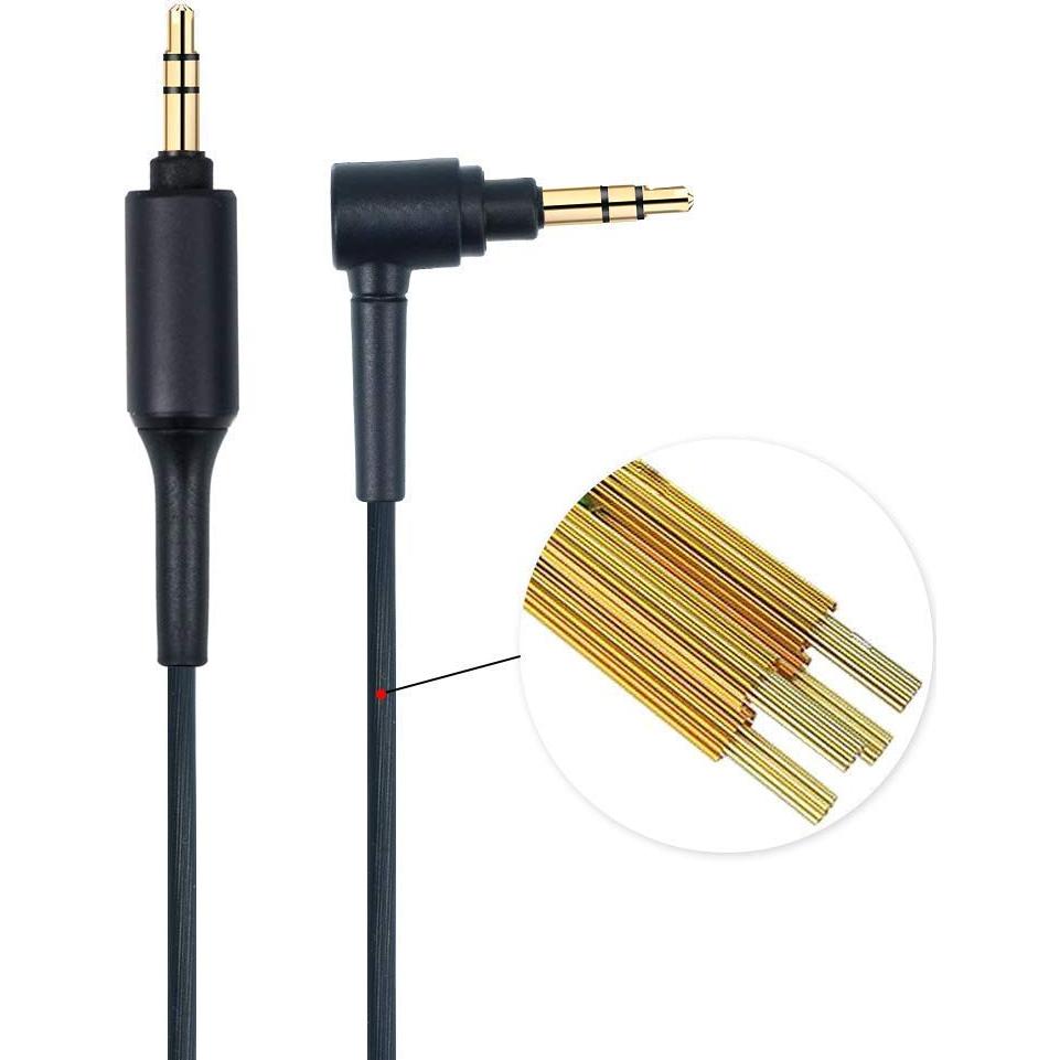 Cable de audio Aux 3.5mm para auriculares Sony - 1.5m Negro