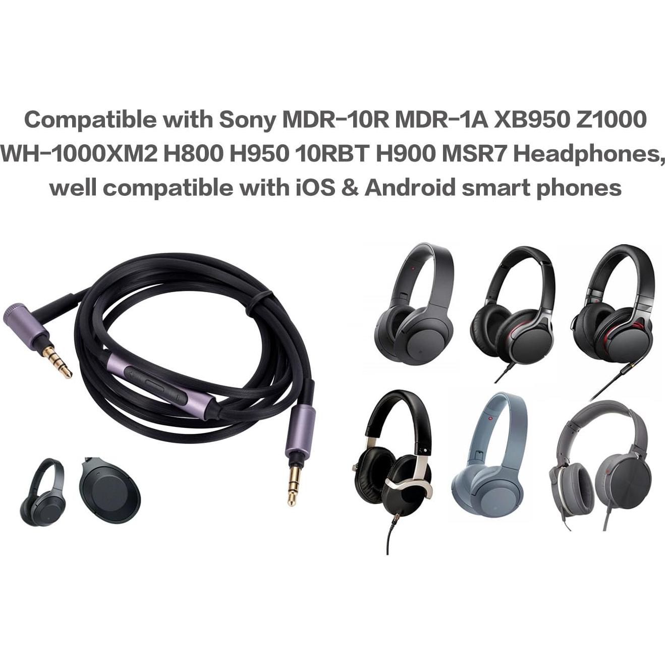 Cable de audio de reemplazo UNCLE LIGHT 1.5m para Sony