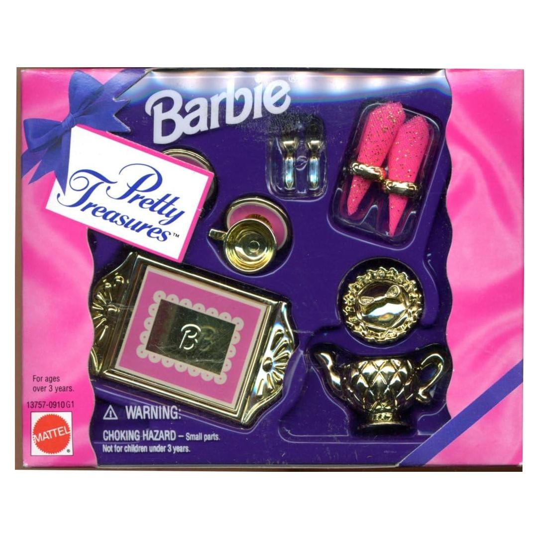 Juego de Cena Dorado Barbie Tesoros Bonitos - Edición Especial