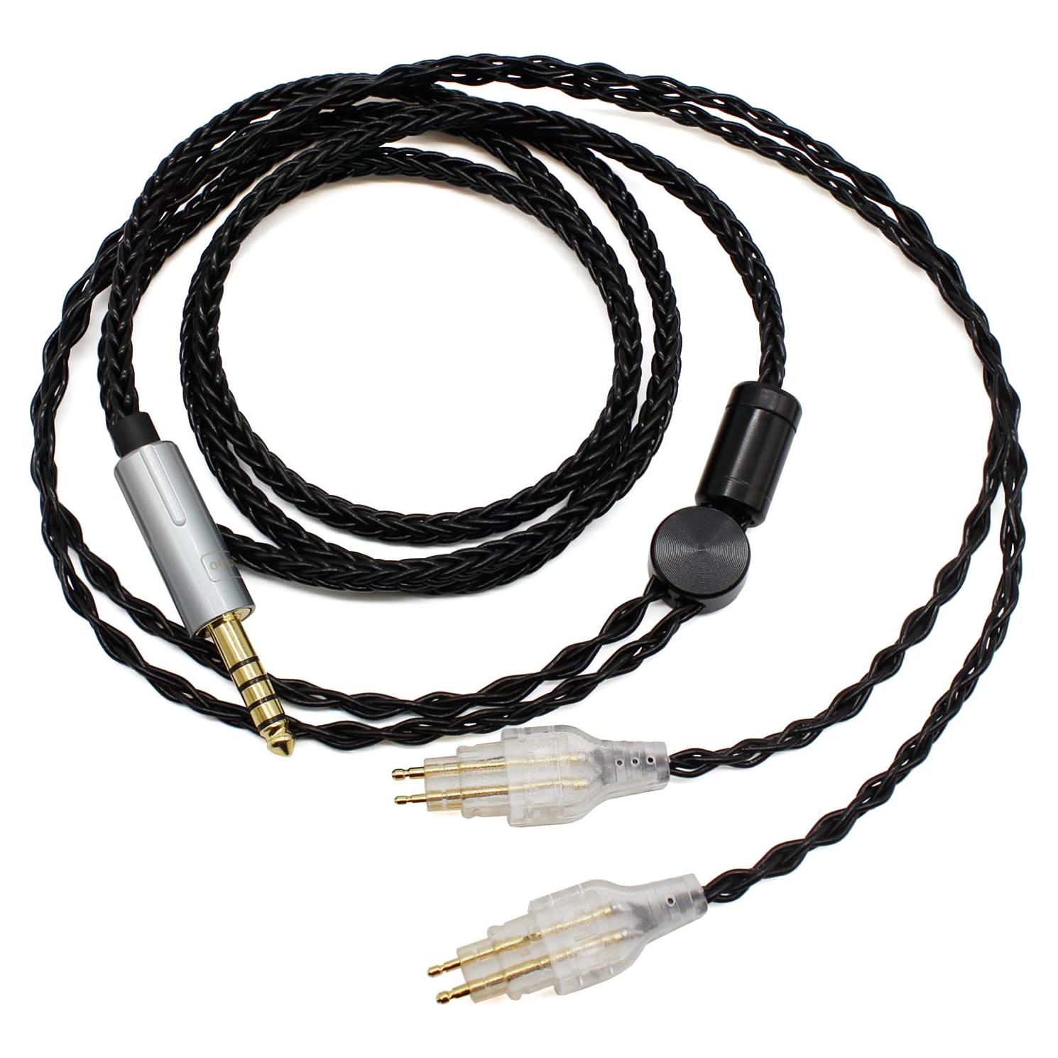 Youkamoo 4.4mm Balanced Replacement Upgrade Cable Compatible for Sennheiser HD650, HD600, HD660S, HD660S2, HD580, HD58X, Massdrop HD6XX Headphones, 5 ft 1.52m