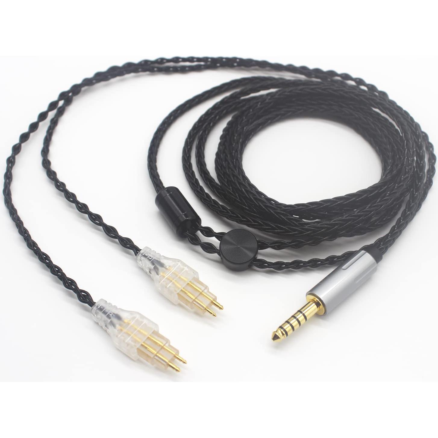 Youkamoo 4.4mm Balanced Replacement Upgrade Cable Compatible for Sennheiser HD650, HD600, HD660S, HD660S2, HD580, HD58X, Massdrop HD6XX Headphones, 5 ft 1.52m