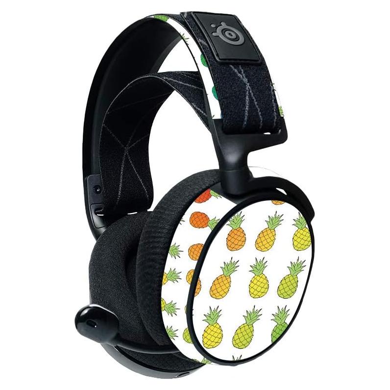 MightySkins Vinilo Adhesivo para Auriculares SteelSeries Arctis 7 - Piñas Arcoíris