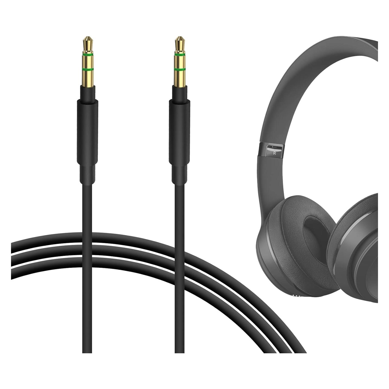 Cable de Audio GEEKRIA 3.5mm para Auriculares Beats Studio y Solo