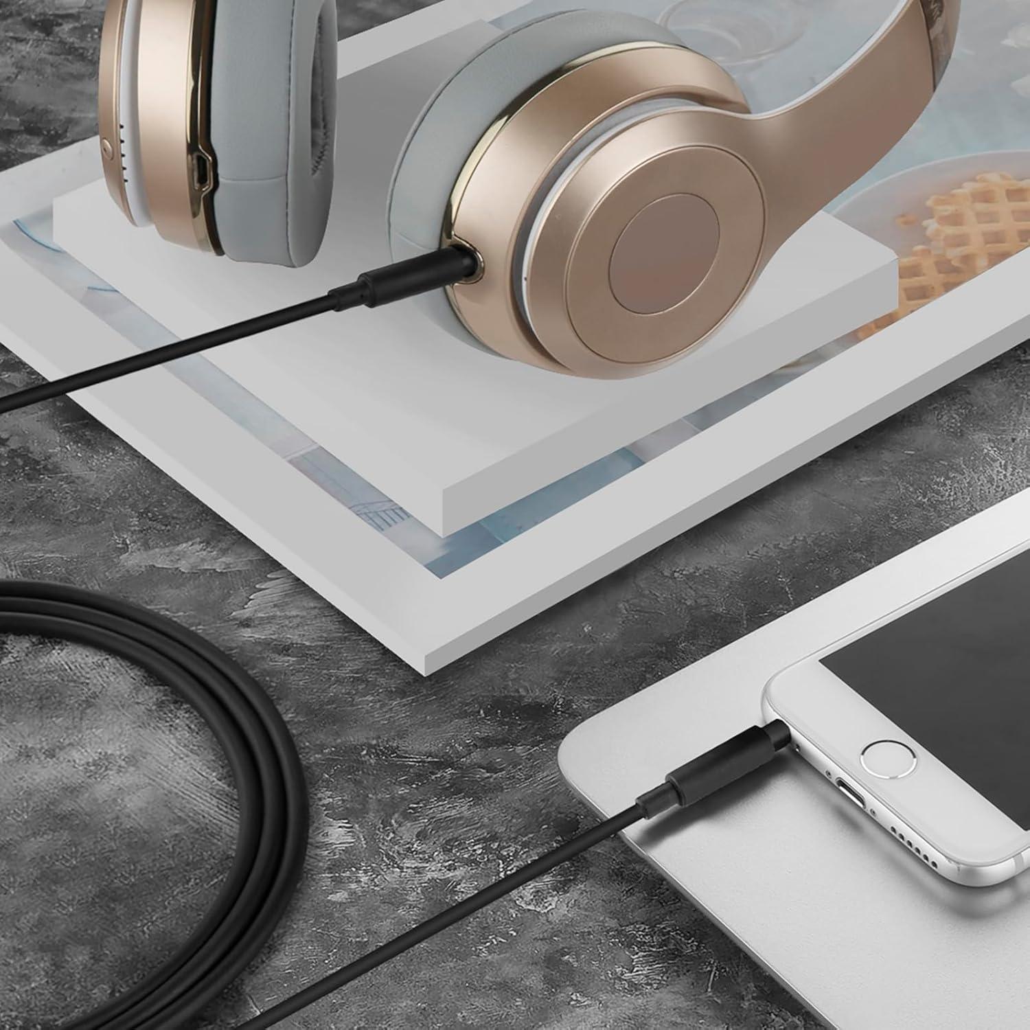 Cable de Audio GEEKRIA 3.5mm para Auriculares Beats Studio y Solo