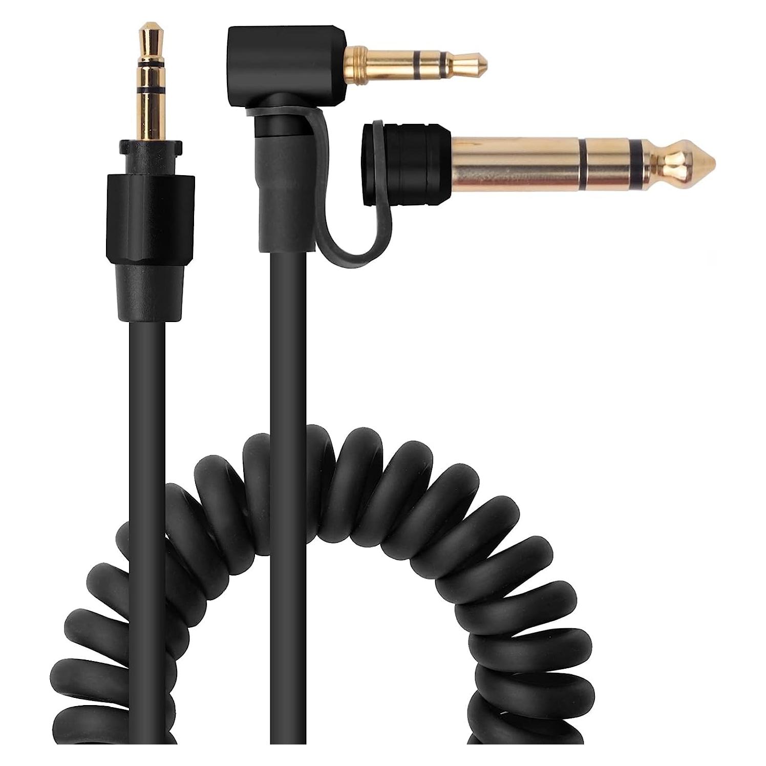 Cable de audio macho a macho 3.5mm Saipomor con adaptador 6.5mm