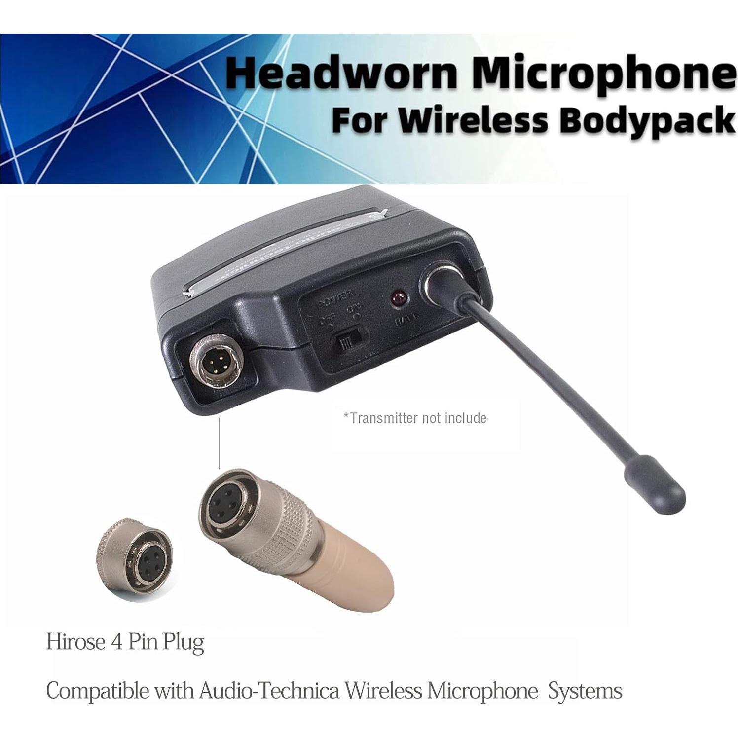 Micrófono de Diadema Sujeetec 18700 Beige 15g Hirose 4 Pines