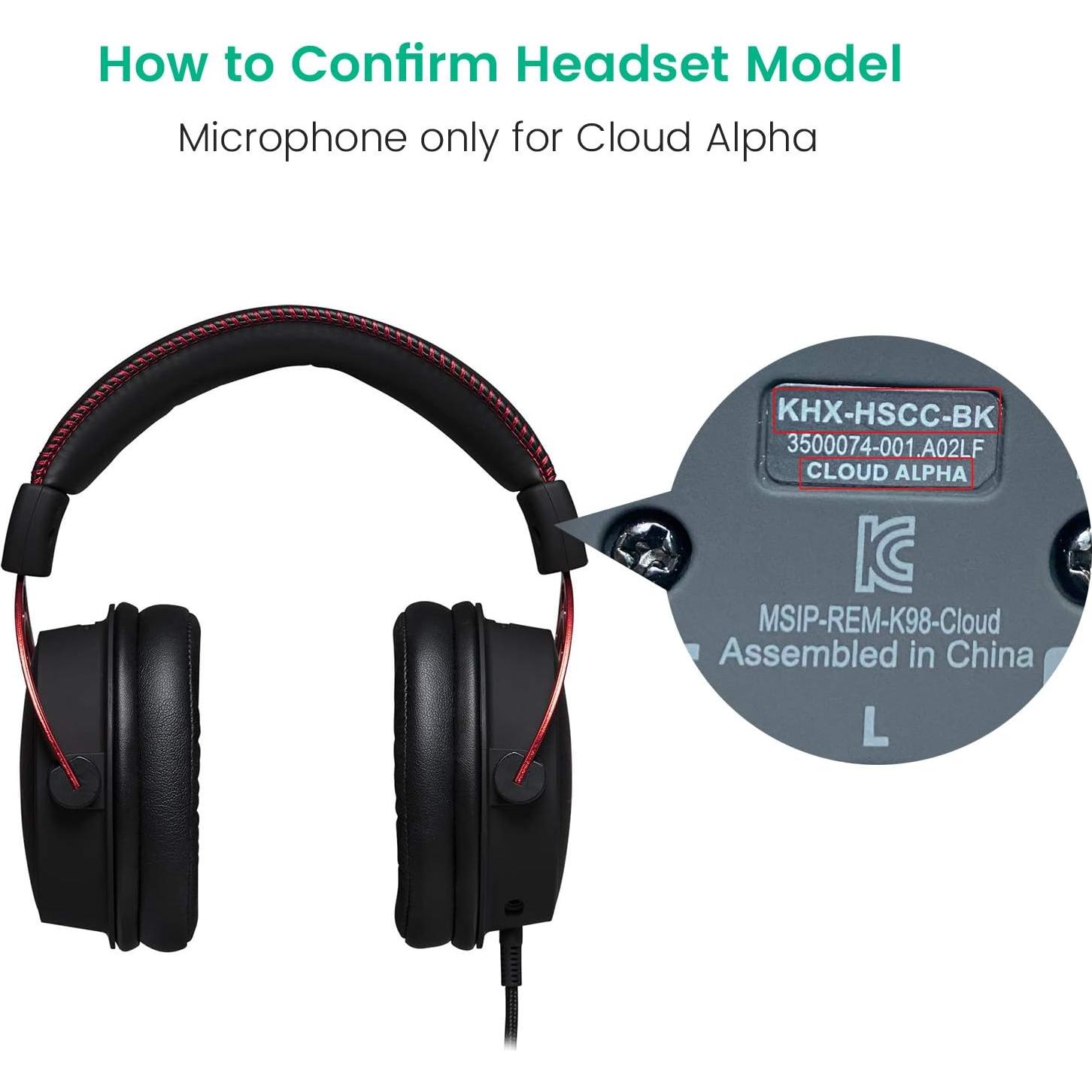 Micrófono de Reemplazo HyperX Cloud Alpha 3.5mm con Cancelación de Ruido