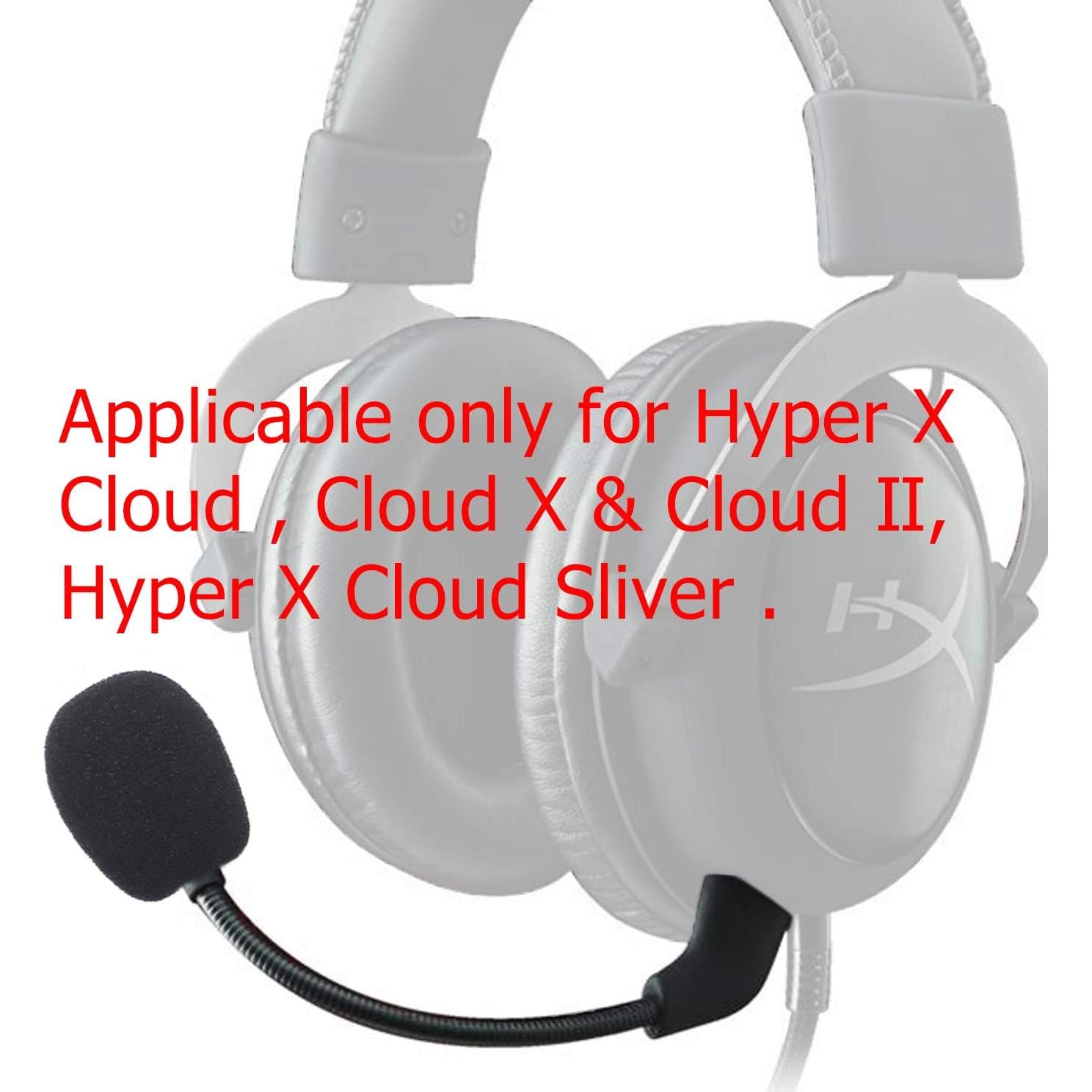 Micrófono de Reemplazo 3.5mm para Kingston HyperX Cloud Negro