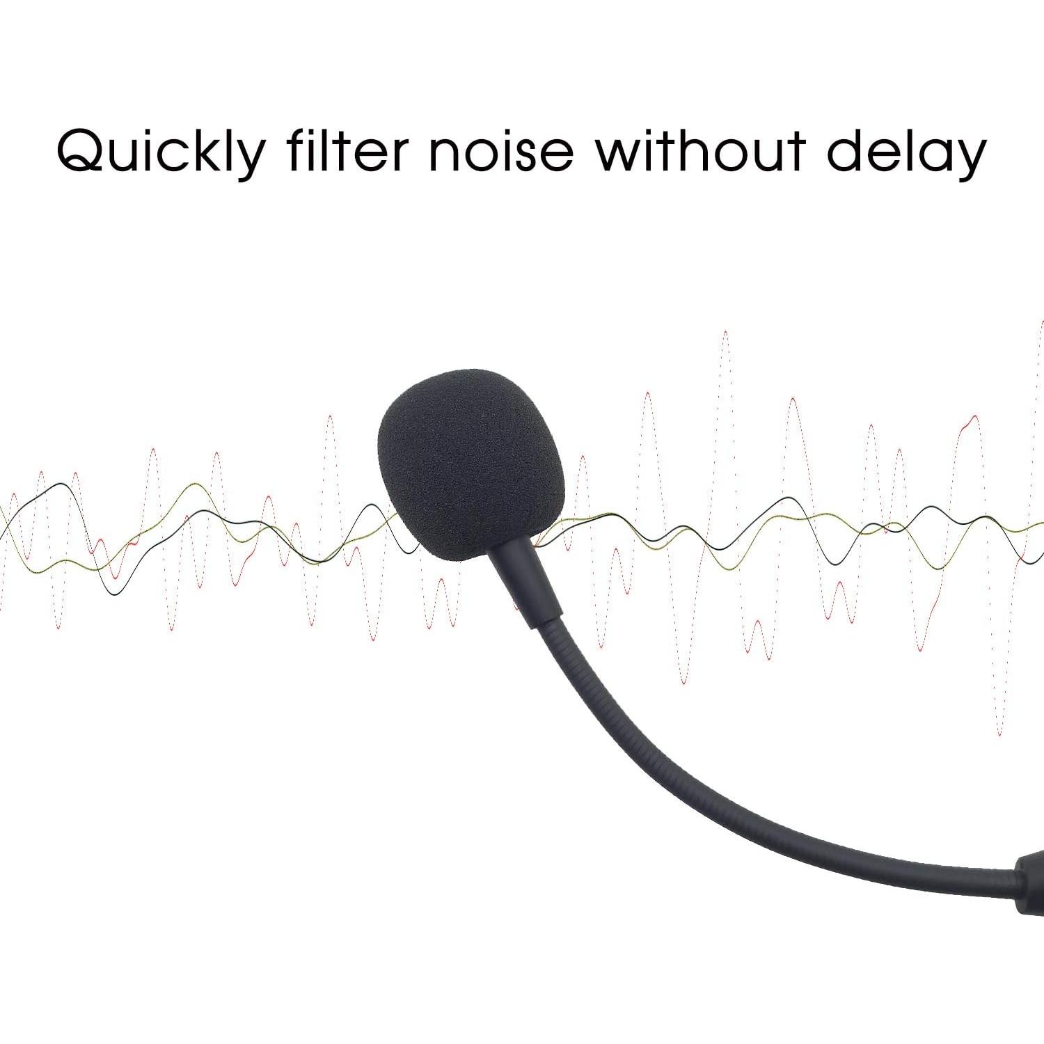 Micrófono de Reemplazo 3.5mm para Kingston HyperX Cloud Negro