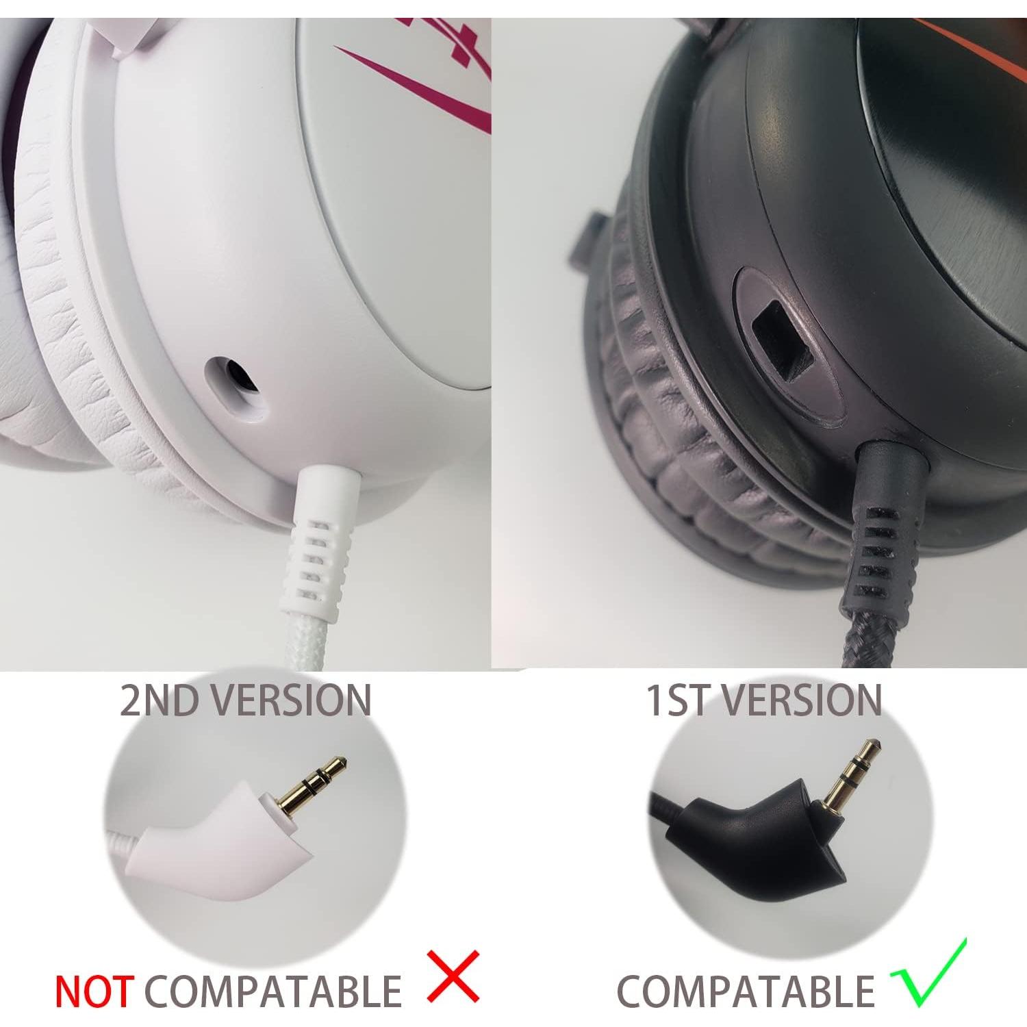 Micrófono de Reemplazo 3.5mm para Kingston HyperX Cloud Negro