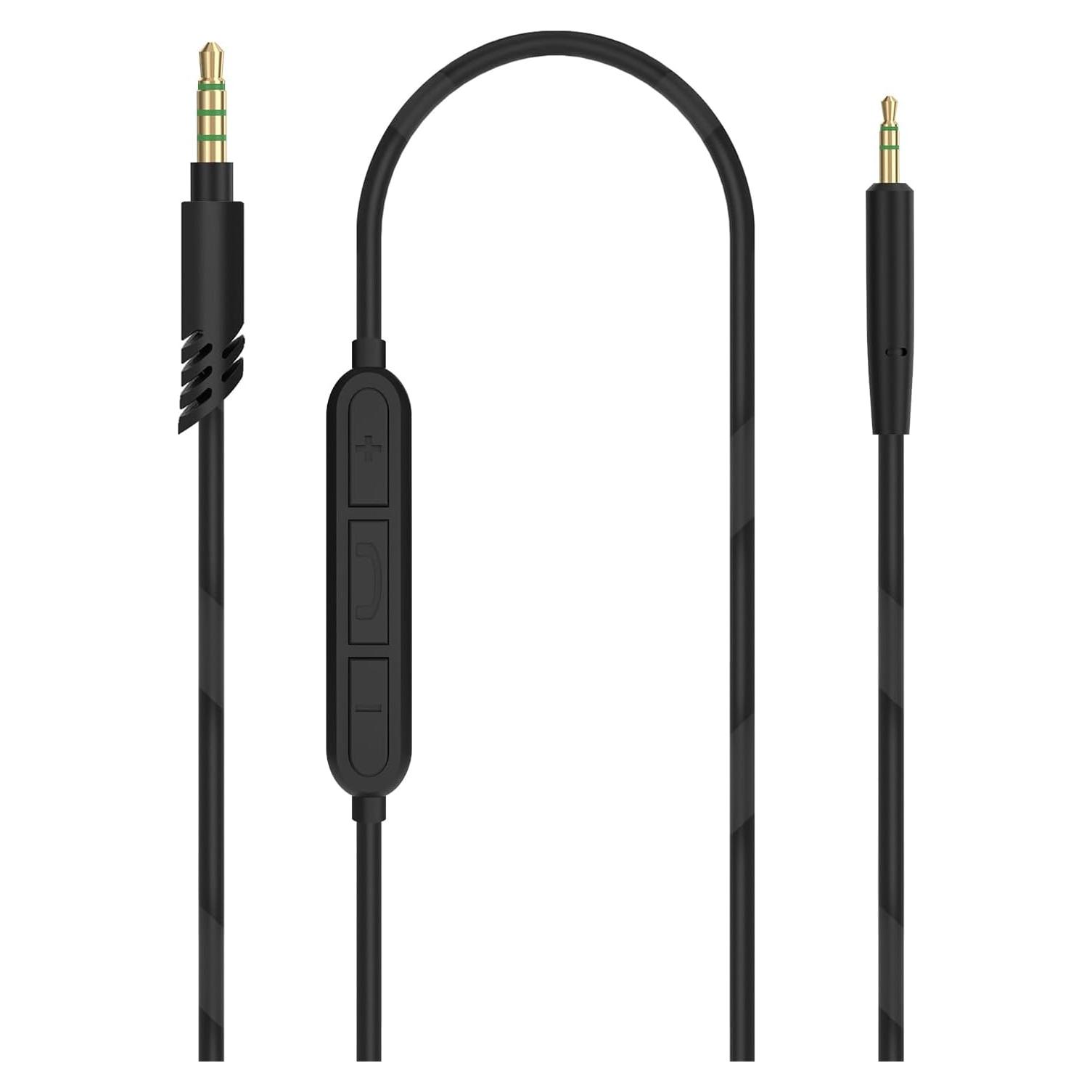 Cable de Audio Linkidea 3.5mm a 2.5mm con Micrófono 1.5m