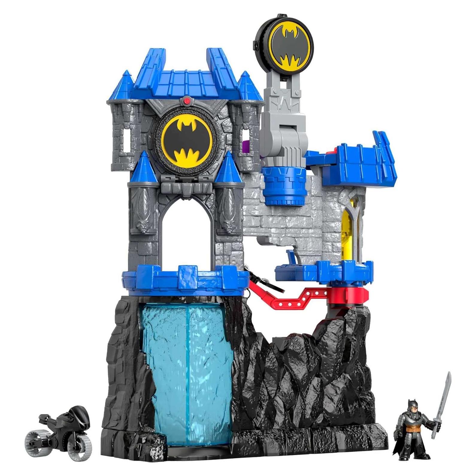 Fisher-Price Batcueva de Batman con Figura y Batimoto