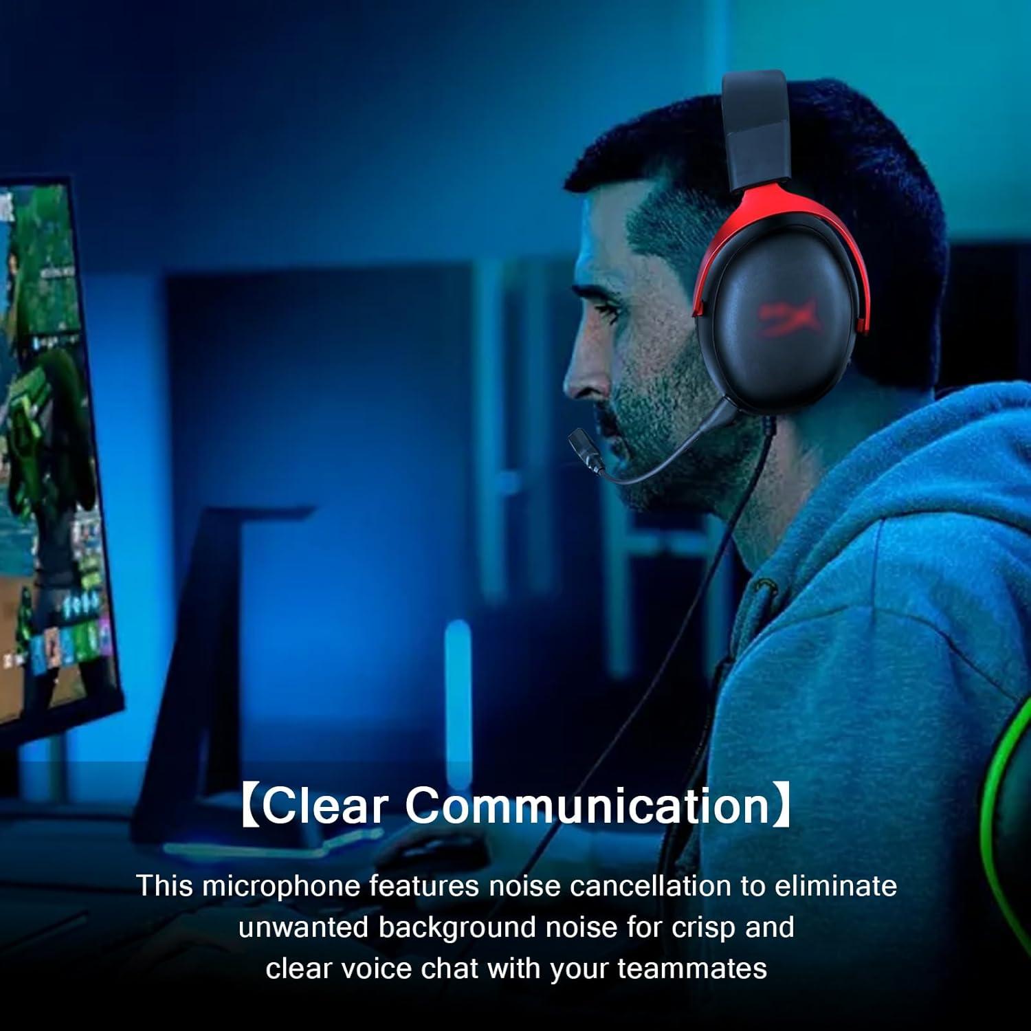 Micrófono de Reemplazo REEYEAR para Auriculares HyperX Cloud III