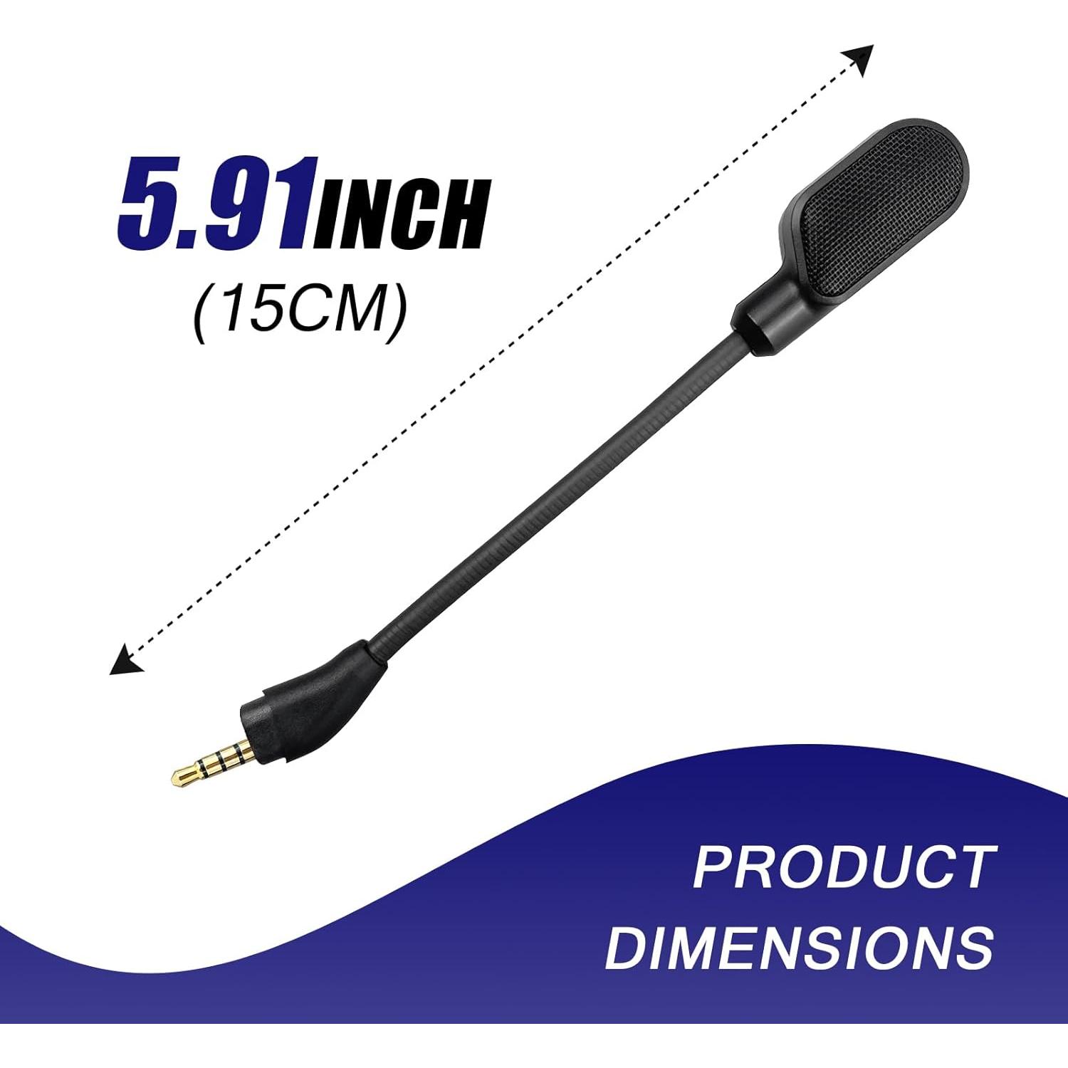 Micrófono de Reemplazo REEYEAR para Auriculares HyperX Cloud III