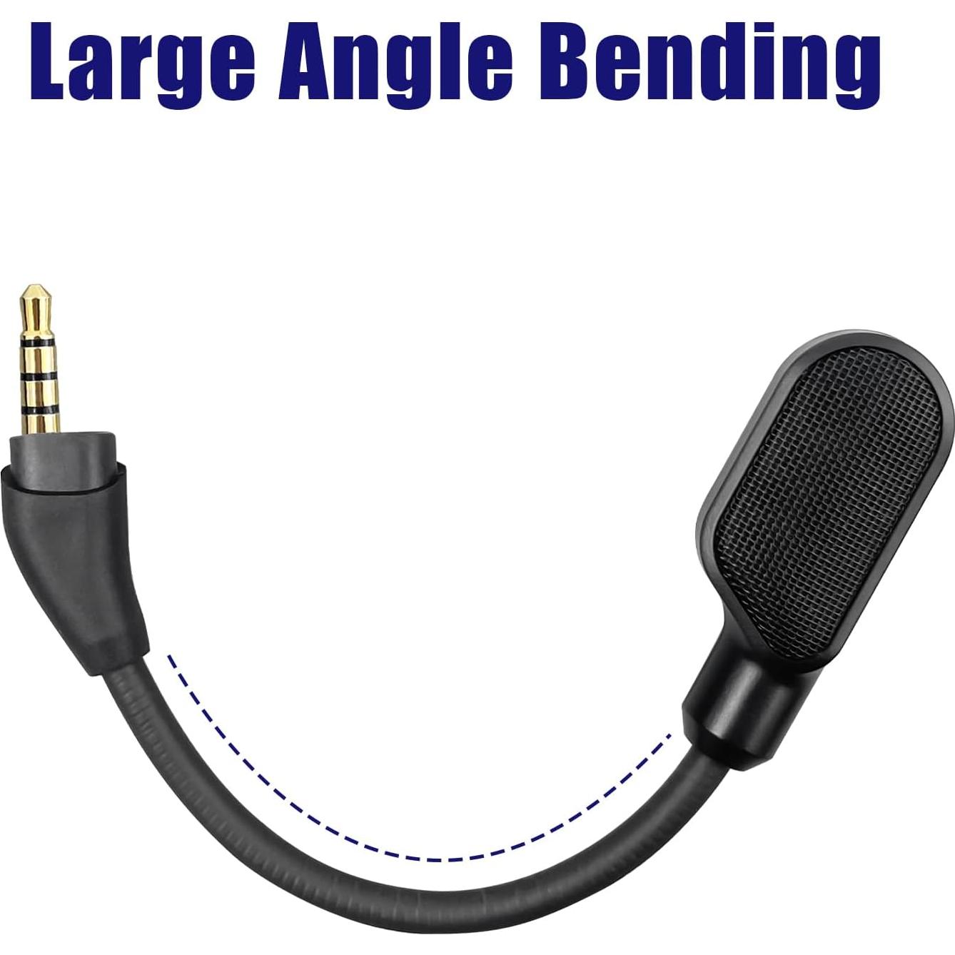 Micrófono de Reemplazo REEYEAR para Auriculares HyperX Cloud III