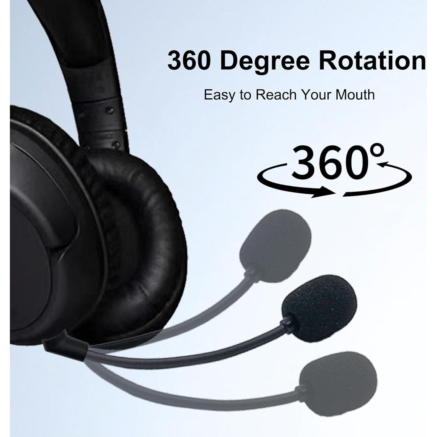 Micrófono de Reemplazo SPTSSWET para Kingston HyperX Cloud Flight