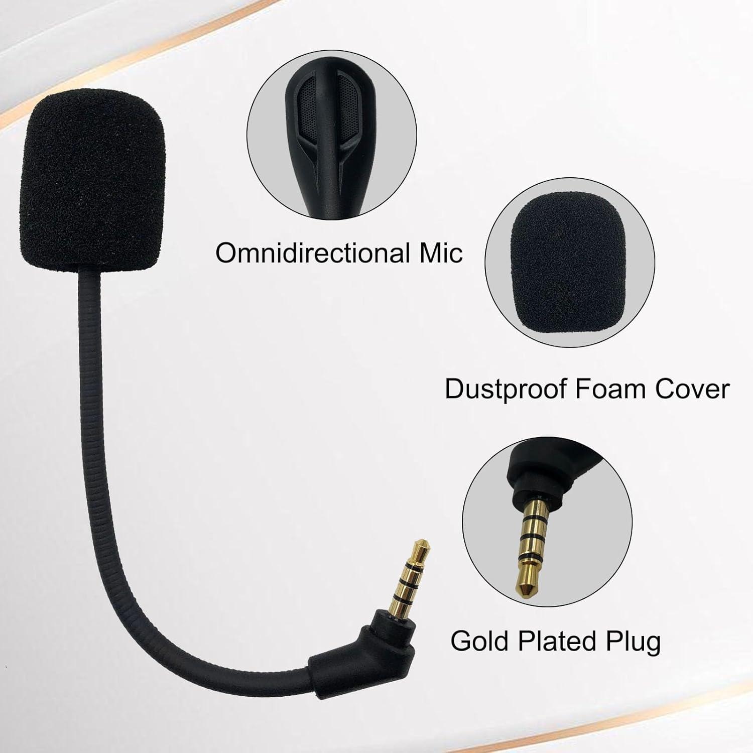 Micrófono de Reemplazo SPTSSWET para Kingston HyperX Cloud Flight