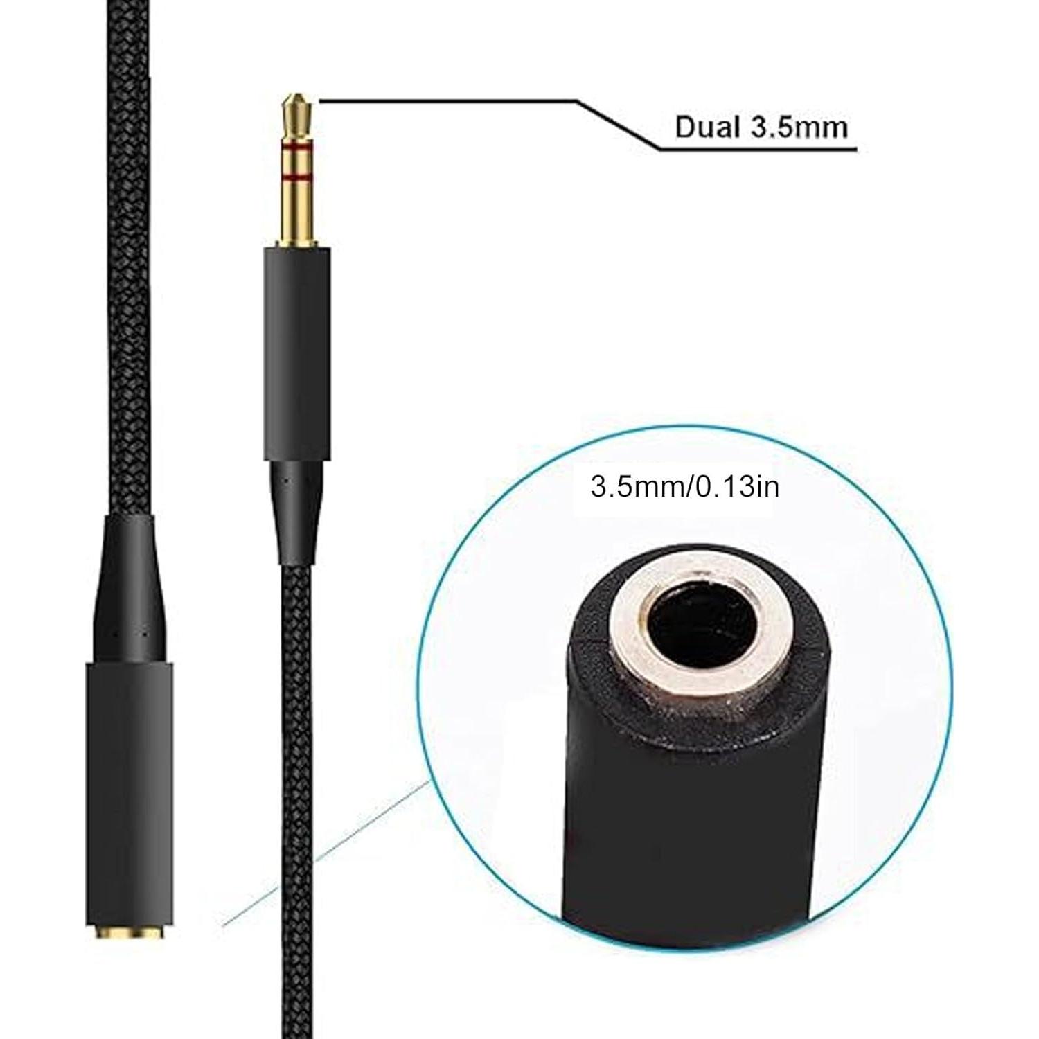 Cable Adaptador de Auriculares Sanpyl 1.95m para HyperX Cloud