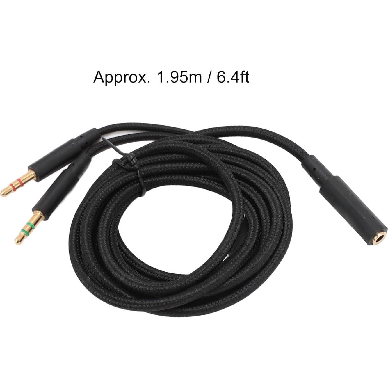 Cable Adaptador de Auriculares Sanpyl 1.95m para HyperX Cloud