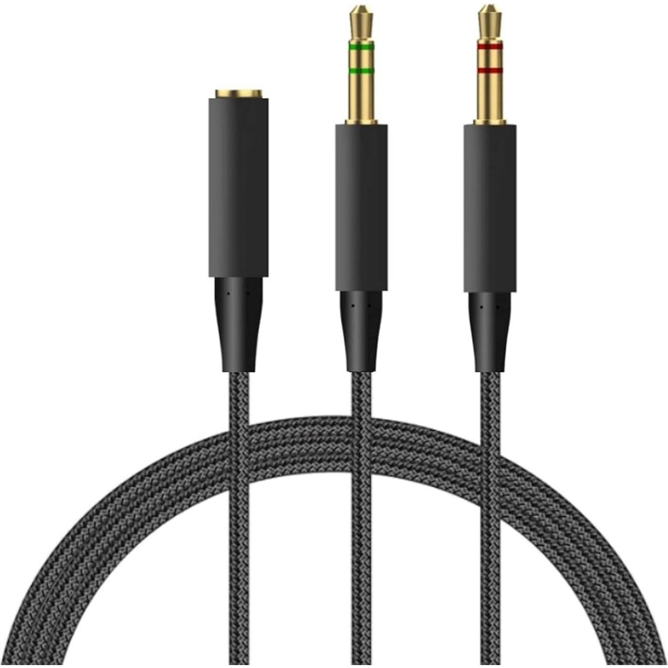 Cable Adaptador de Auriculares Sanpyl 1.95m para HyperX Cloud