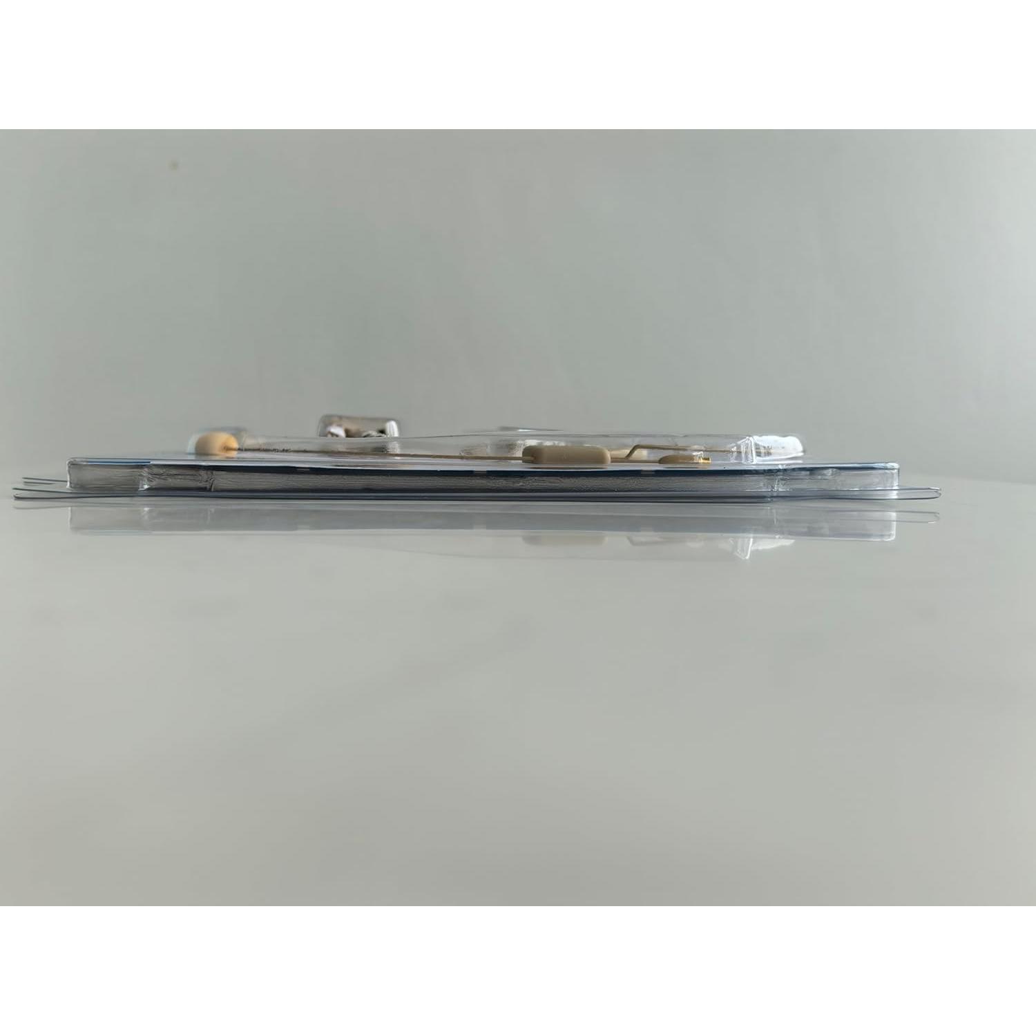 Headset/Headworn Microphone Professional Earset Over Ear Hanging Condenser Mic Compatible with AKG Wireless System Bodypack Transmitter, Ideal for Performance, Theater, Lecture - Beige D3