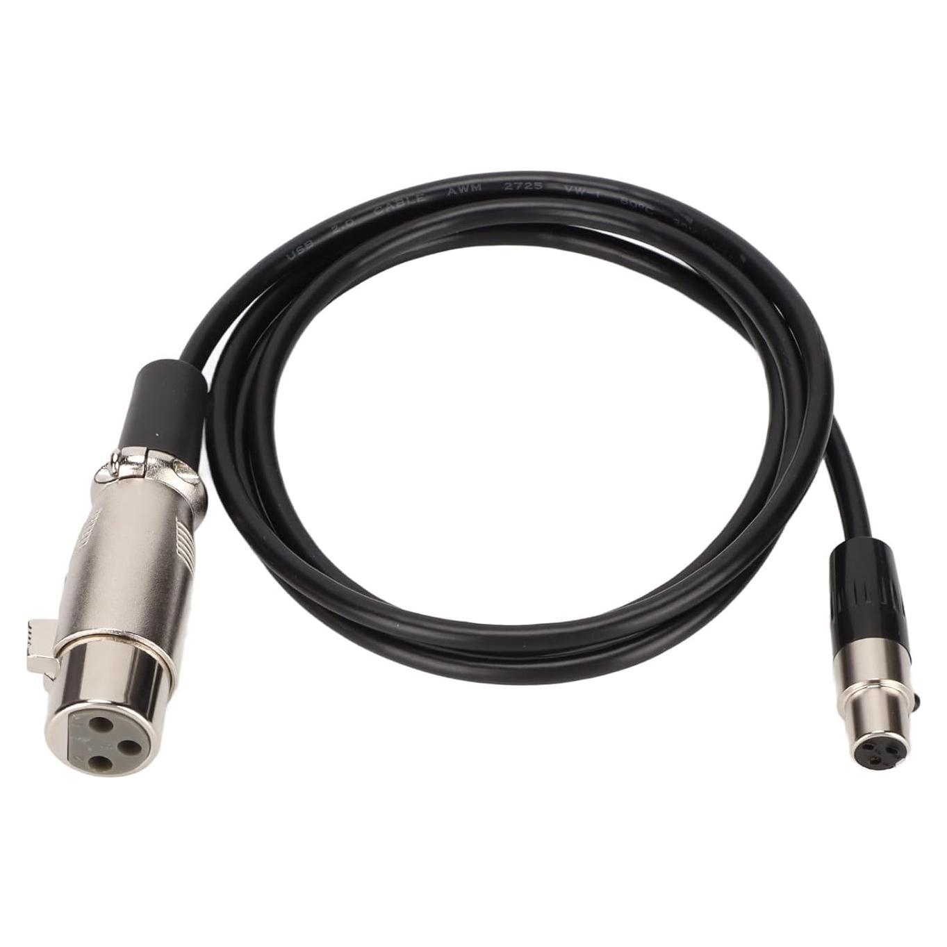 Cable Mini XLR hembra a XLR hembra 100cm Leapiture para auriculares