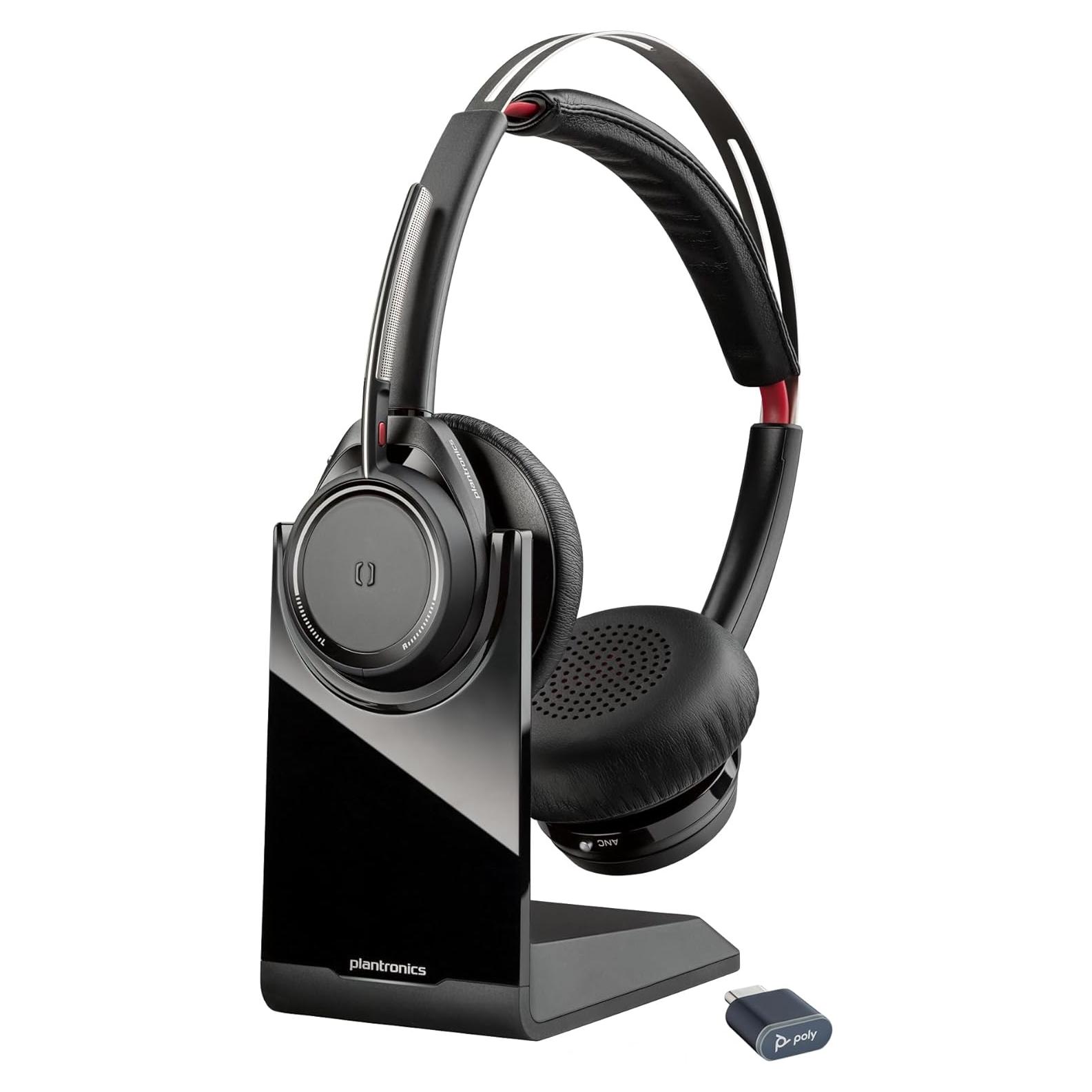 Auricular Inalámbrico Poly Voyager Focus UC con Base de Carga