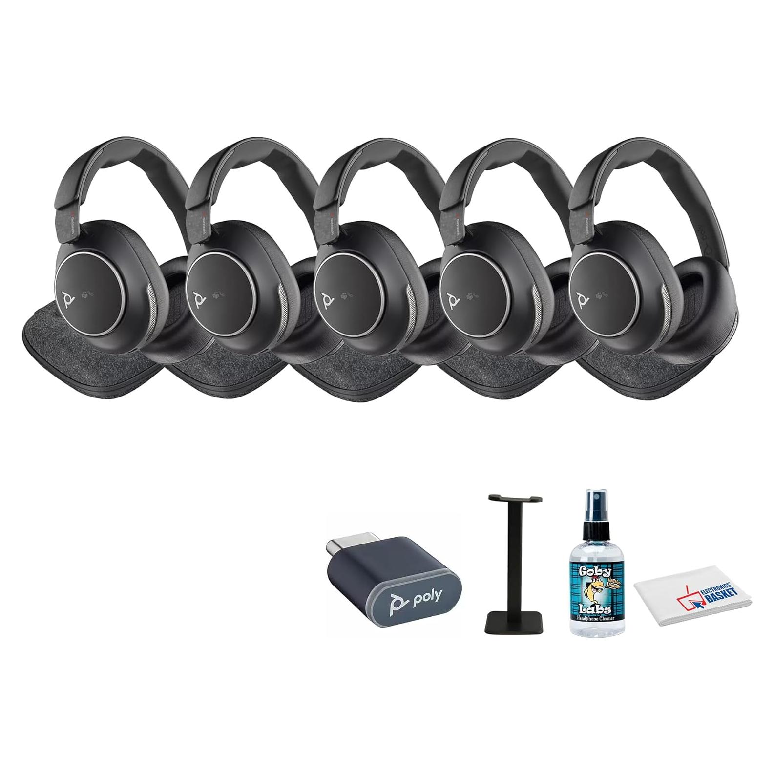 Auriculares Inalámbricos Poly Voyager Surround 80 UC con Cancelación de Ruido