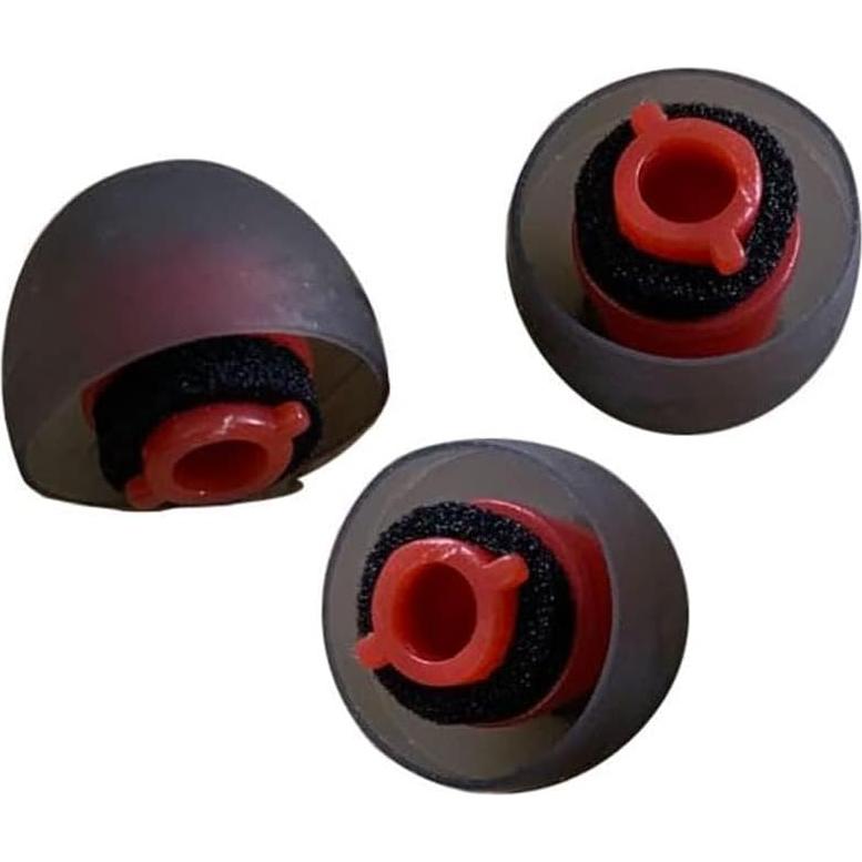 in-Ear Tip Adapter Mount Ear Tips Compatible with Plantronics Voyager 5200 / Voyager Legend/Pro, Reducing Noise Earbuds Ear Tips, 3 Piece S/M/L, Silicone Gray [Silicone]